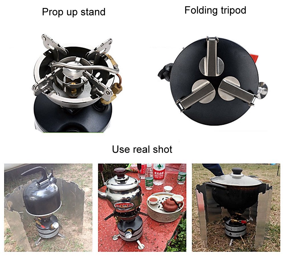 BRS-12A Portable Multi-Fuel Camping Stove for Outdoor Cooking, Backpacking, Hiking, BBQ, Picnics & Emergency Use - Compact & Lightweight Design for Campers, Fishermen & Survivalists