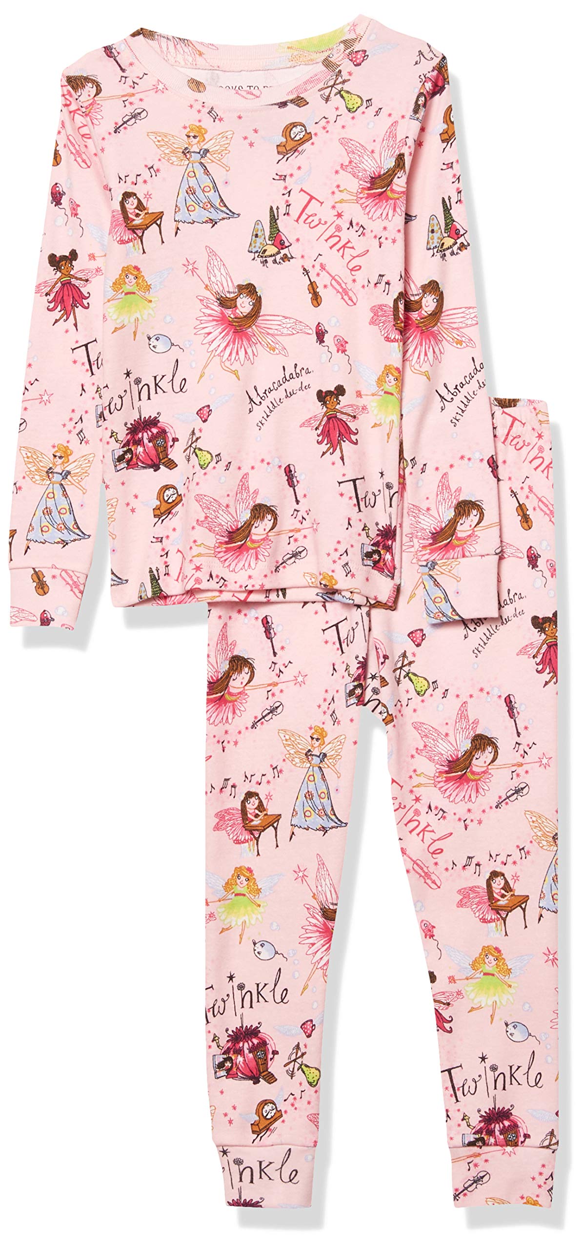 Girls' Long Sleeve Printed Pajama Set - Soft & Comfortable Sleepwear for Kids - Perfect for Bedtime, Sleepovers & Cozy Nights
