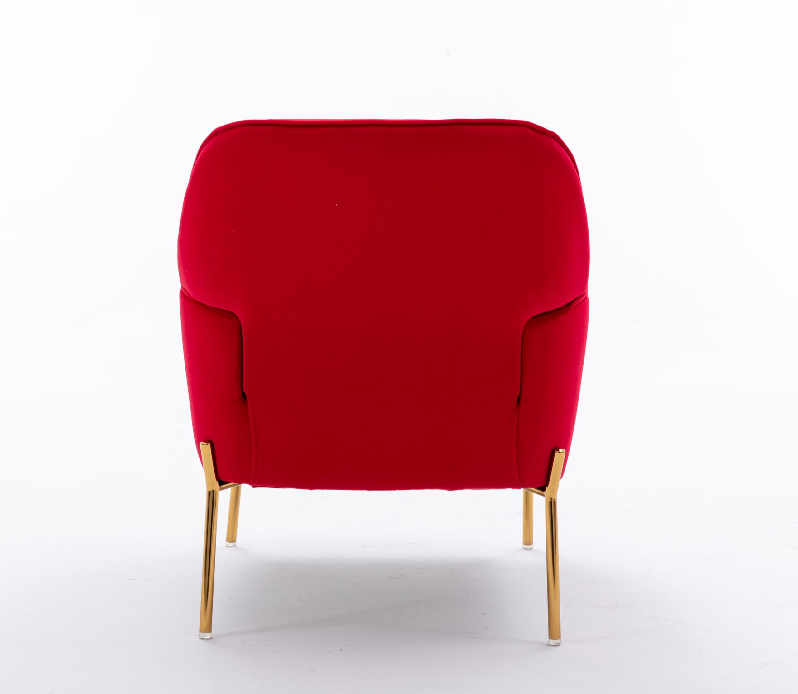 Modern Velvet Home Office Chair - Adjustable Height Task Chair for Desk, Makeup Vanity, Living Room & Bedroom - Ergonomic Comfort for Work & Relaxation (Red)