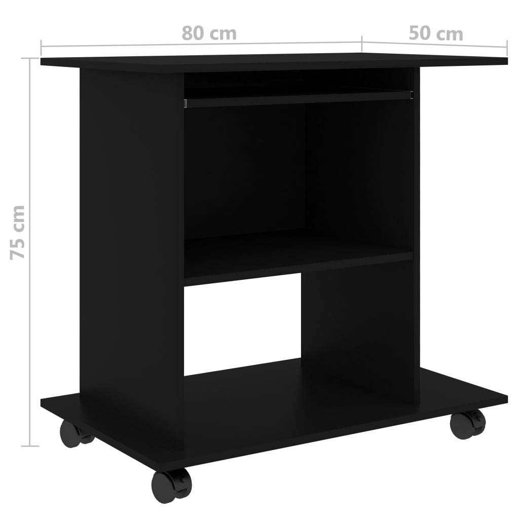 Black Computer Desk 31.5