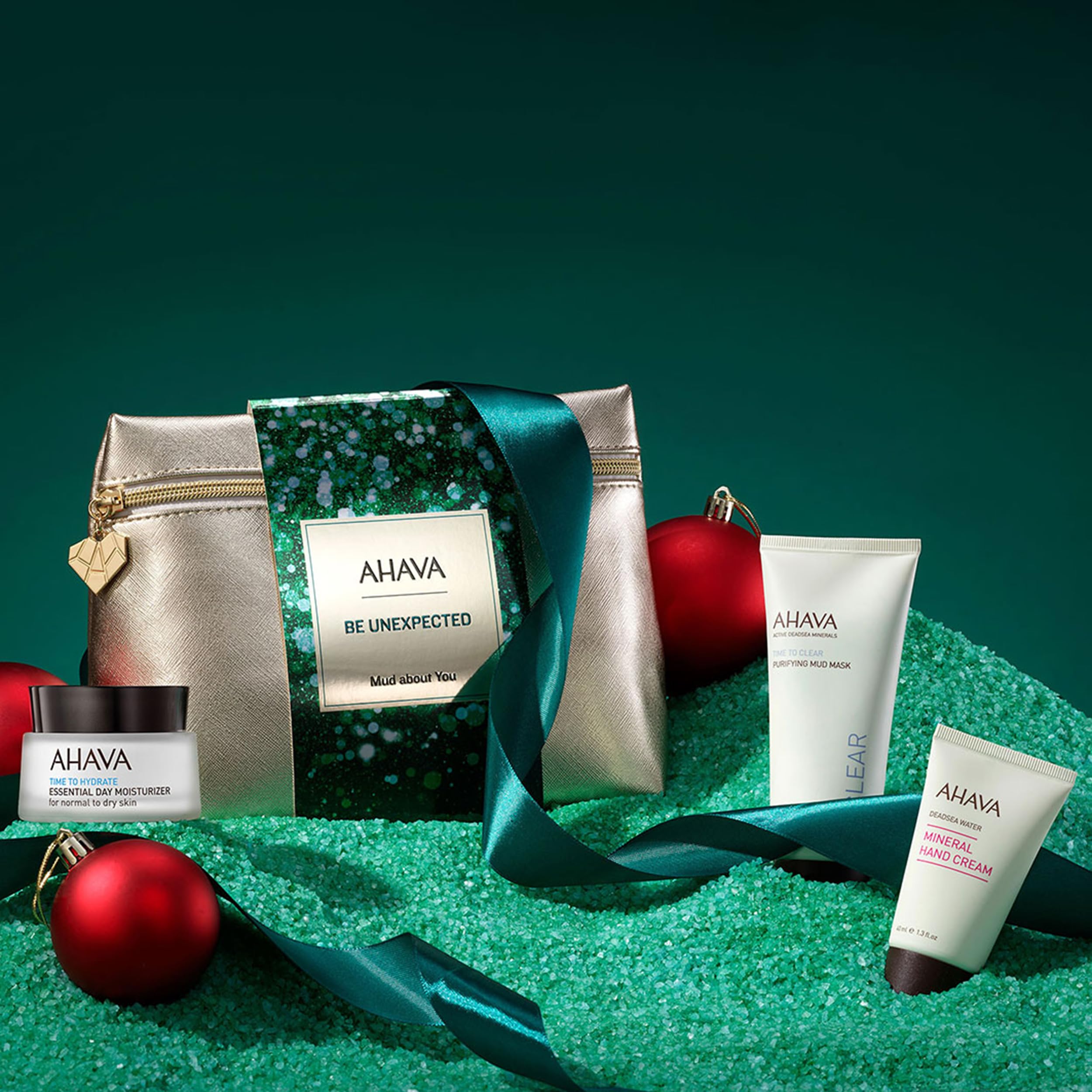 AHAVA Unstoppable Radiance Gift Set - Hydrating Skincare Set with Dead Sea Minerals for Glowing Skin | Perfect for Spa Day, Self-Care Routine & Holiday Gifts