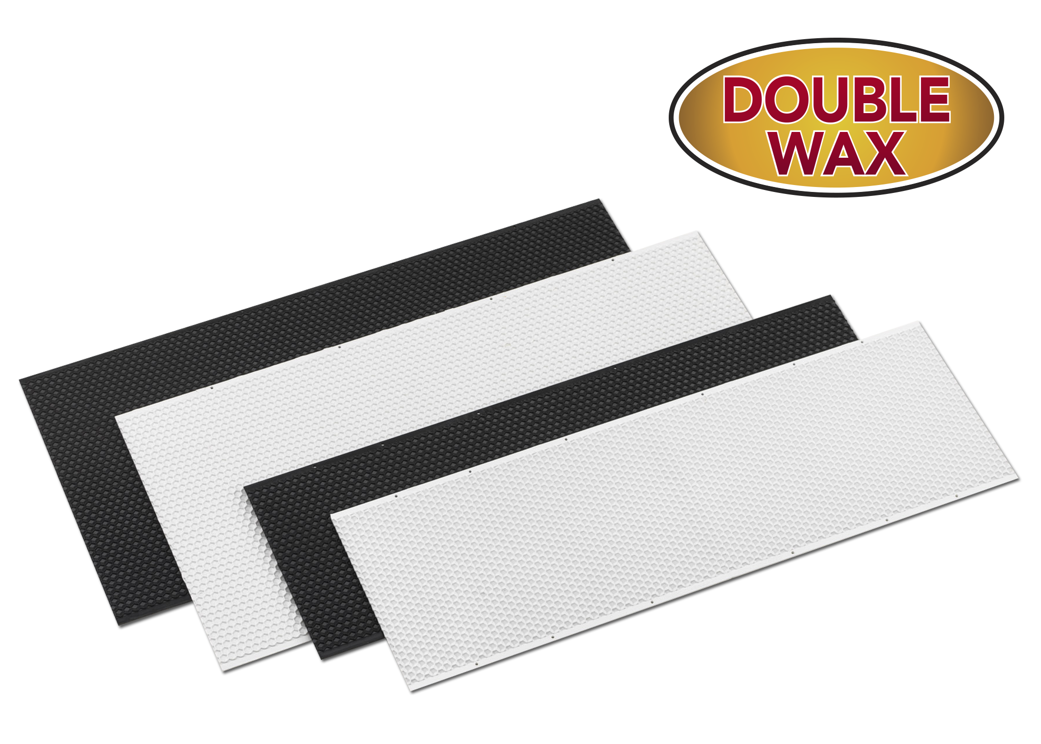 6 Medium Plastic Foundation Double Waxed Beekeeping Frames - 10 Pack ($2.20 Each) for Beehive Honey Production & Colony Expansion