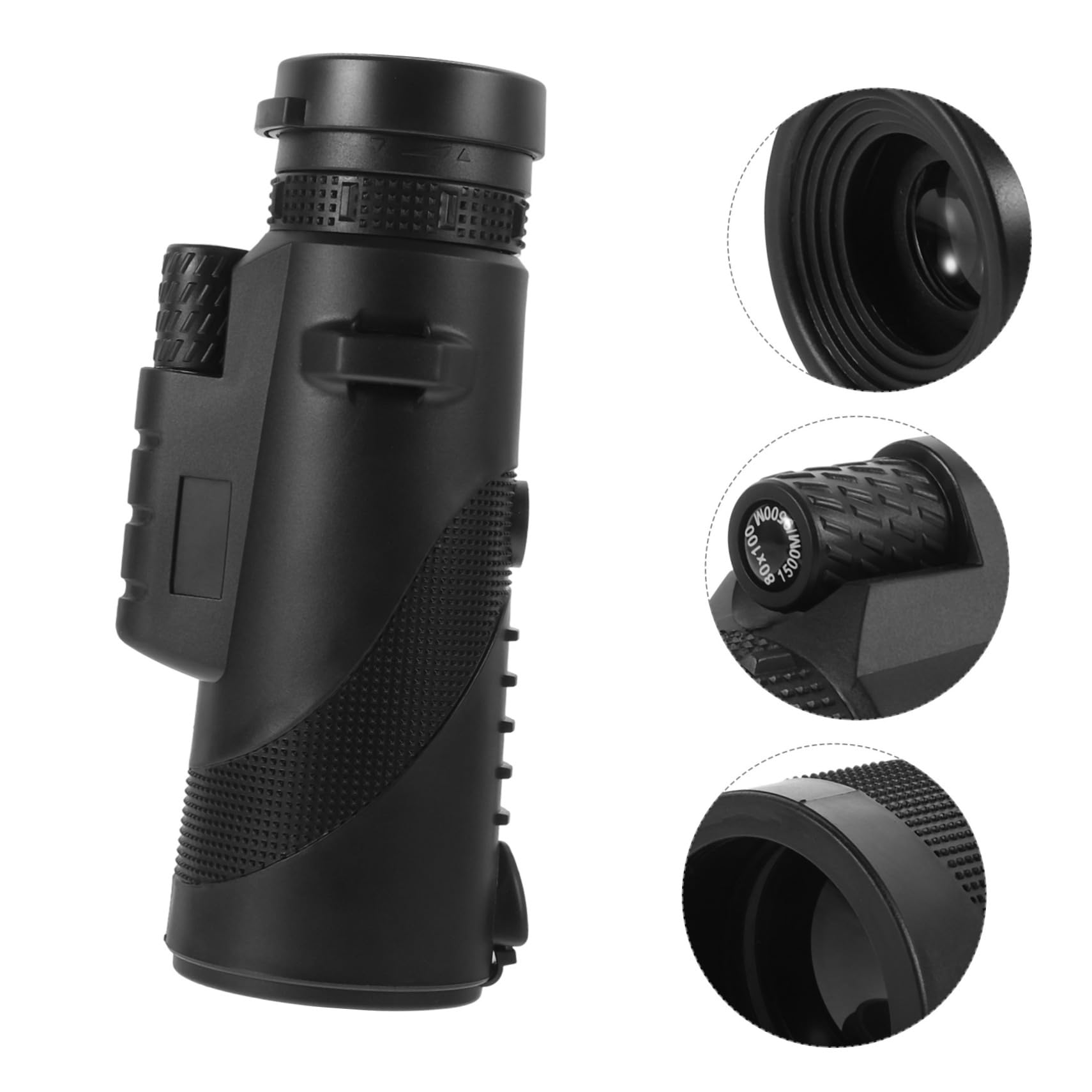 HEMOBLLO 2-Pack Night Vision Monocular Telescope - HD 10x42 Zoom for Bird Watching, Hiking & Camping | Compact Handheld Binoculars with PVC Soft Grip | Perfect for Outdoor Adventures, Wildlife Observation & Travel Gear