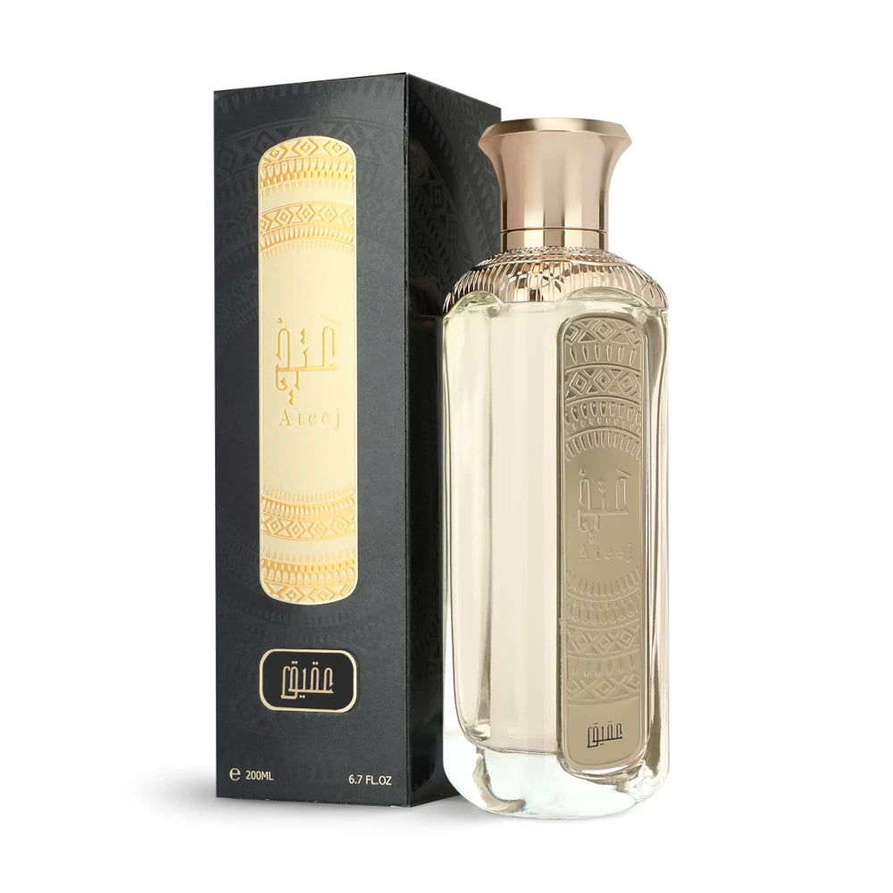 Aqeeq Light Fragrance Eau de Parfum 200ml - Long Lasting Perfume for Women & Men, Fresh Floral Scent for Daily Wear, Office, Date Night & Special Occasions