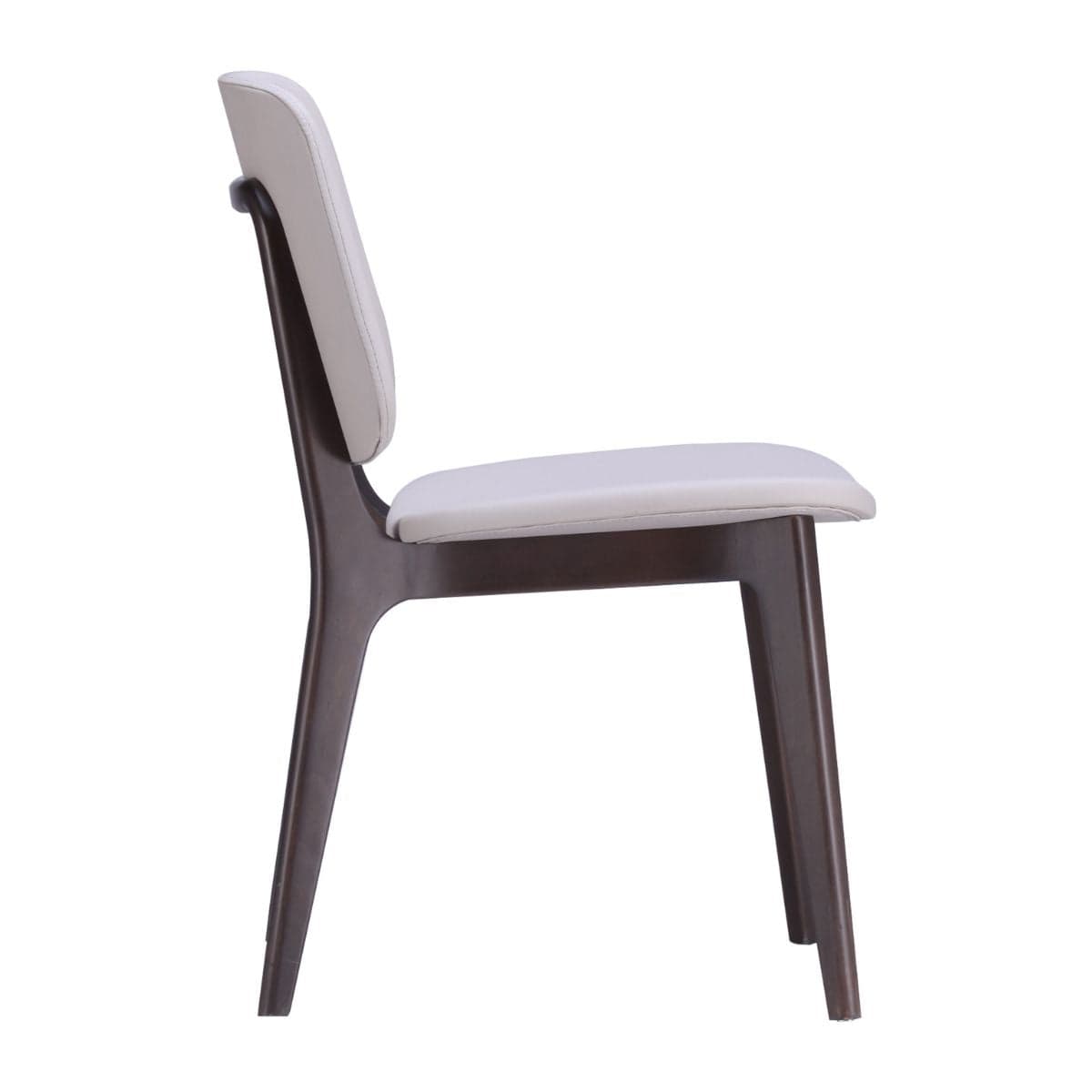 Modern Dining Chairs Set of 2 - Comfortable Wooden Kitchen Chairs with Padded Seat - Sturdy & Elegant Home Dining Room Furniture for Kitchen, Breakfast Nook, and Restaurant Use