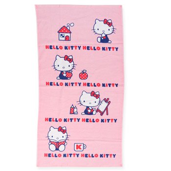 Hello Kitty Towel for Kids Bath & Beach Activities