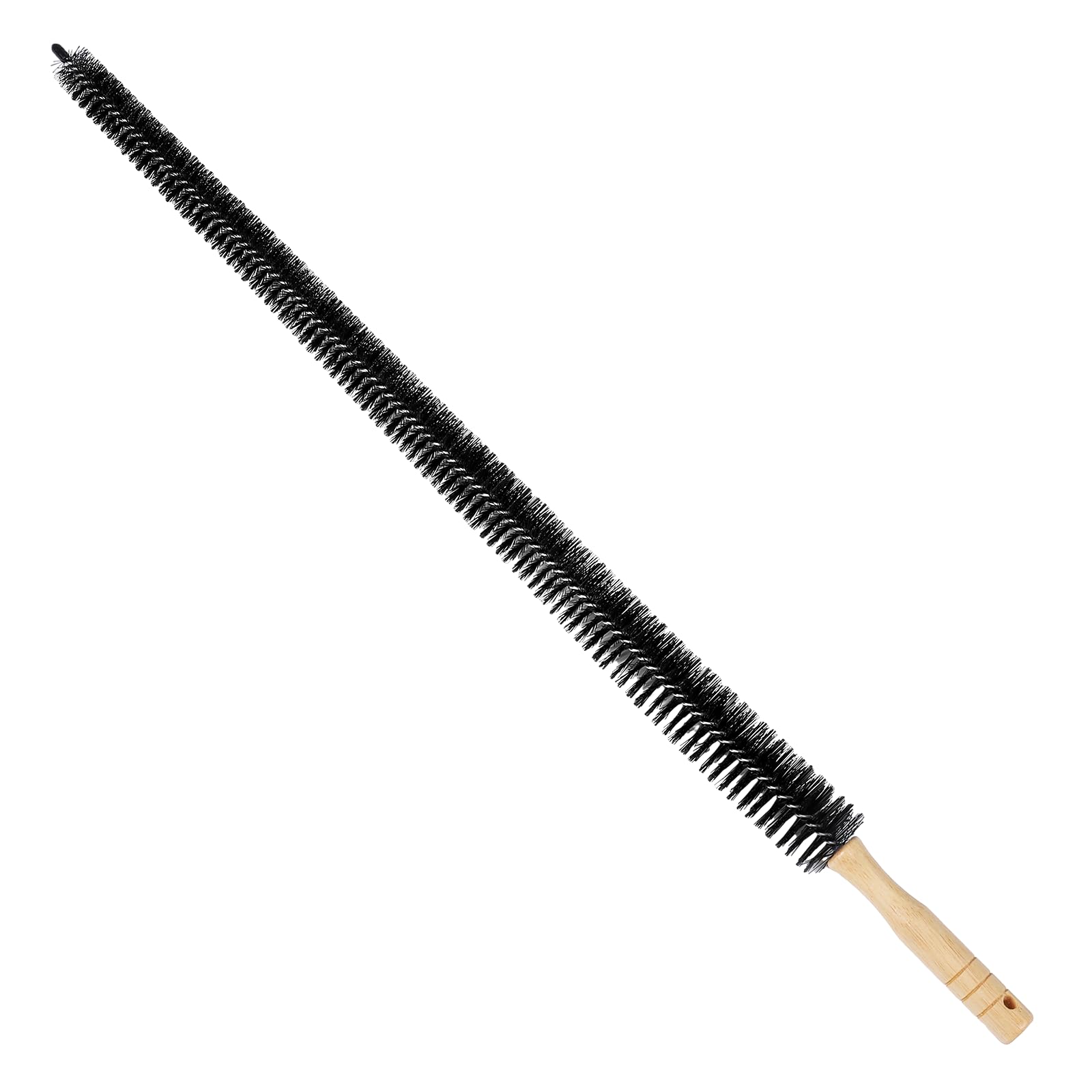 Valcatch 30 Inch Dryer Vent Cleaner & Lint Brush - Nylon Bristles for Refrigerator Coil Cleaning (Black, 1 Count) - Perfect for Home Appliance Maintenance & HVAC System Cleaning