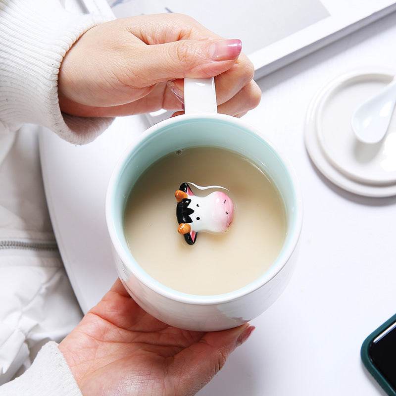 Creative 3D Coffee Mug - Unique Ceramic Cup for Home & Office Use - Perfect Gift for Coffee Lovers