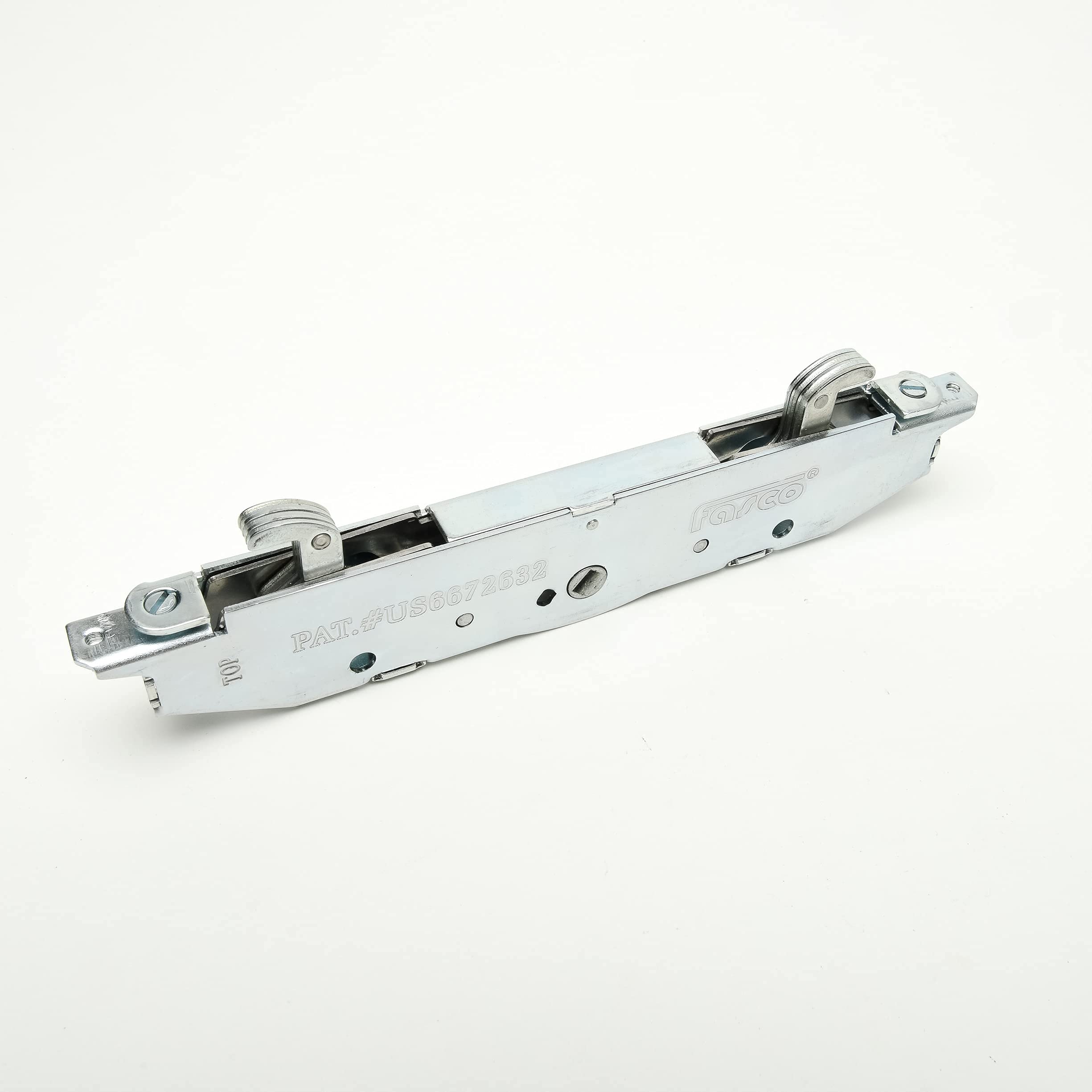 FASCO Sliding Glass Patio Door Lock - 2 Point Mortise Lock Latch with US Patent 6672632 - Secure Your Patio, Balcony & French Doors