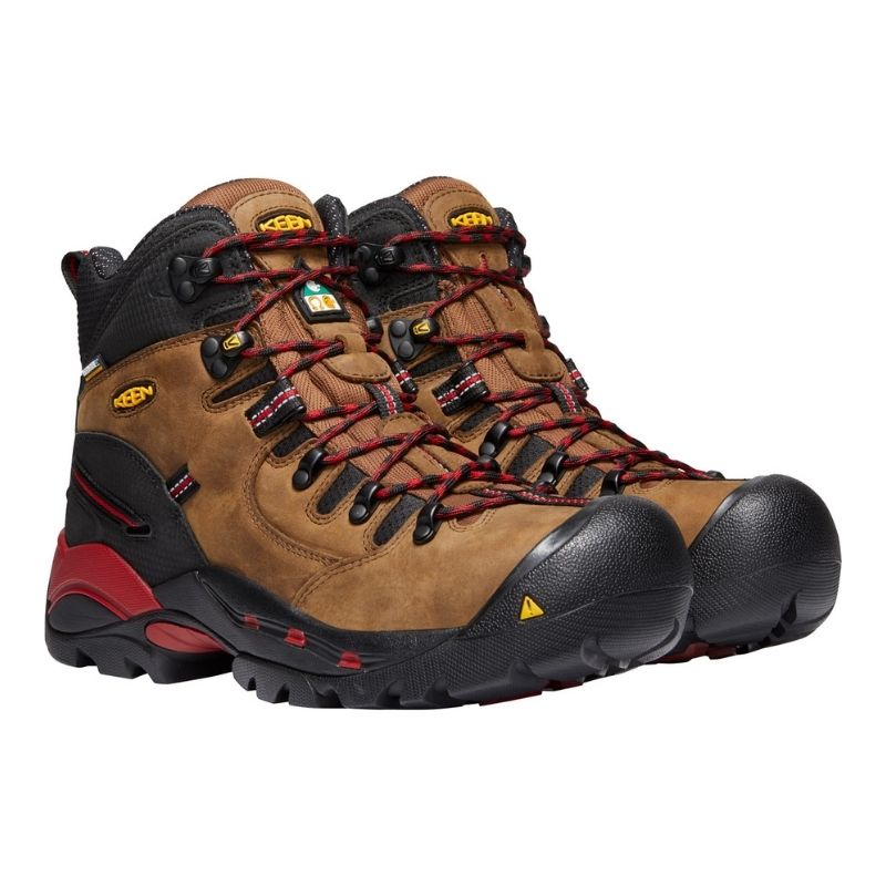 Keen Hamilton 1020096 Men's Size 6 Waterproof Composite Toe Hiking Work Boots - OSHA Approved Safety Shoes for Construction & Outdoor Work