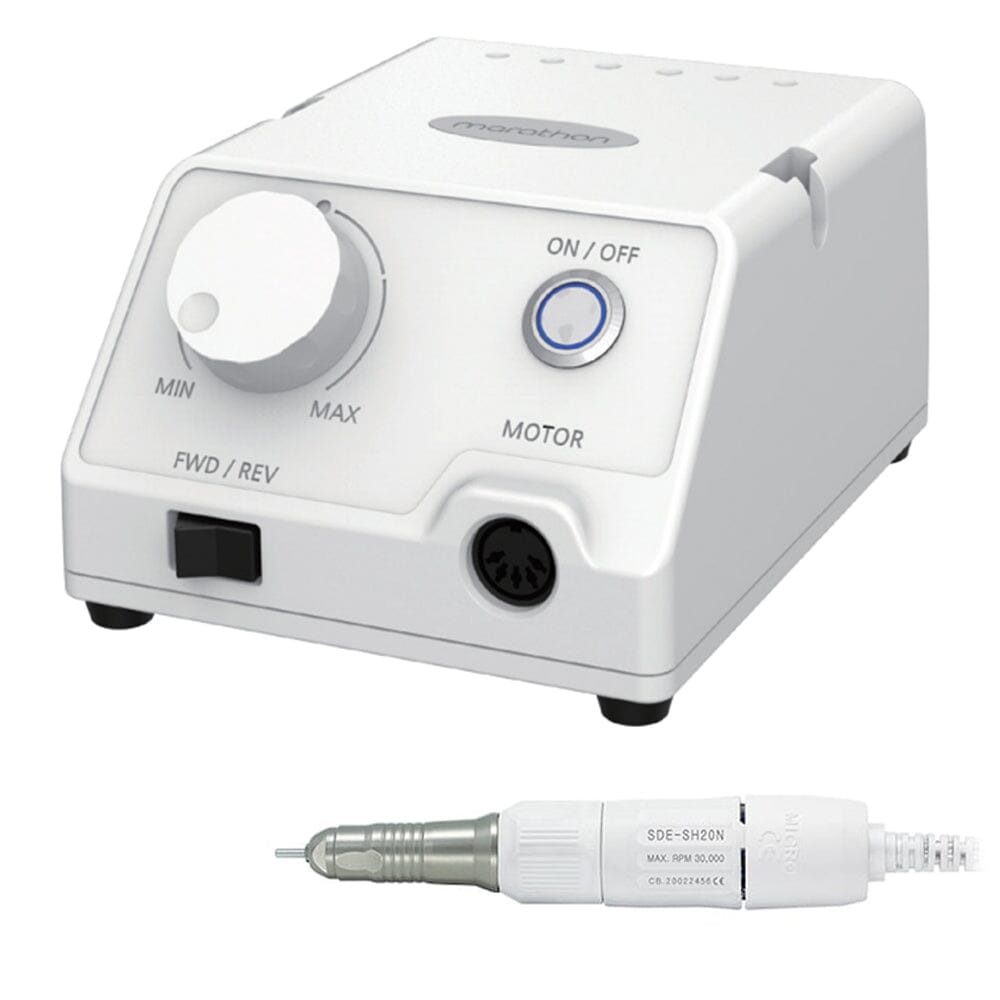 Original Saeyang Escort III SH20N 30,000 RPM Professional Nail Drill Machine for Salon & Home Use - High Speed E File for Acrylic Nails, Gel Extensions & Manicures