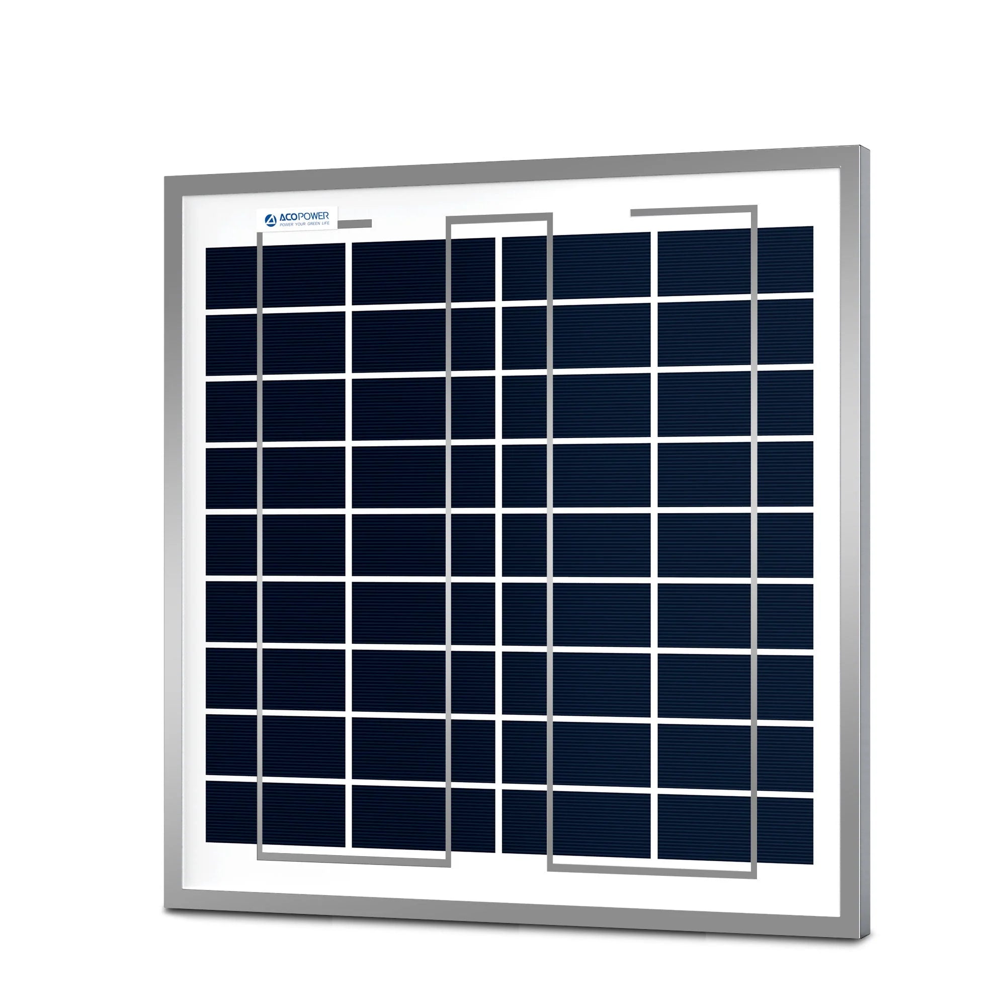ACOPOWER 100W Polycrystalline Solar Panel - High Efficiency Portable Solar Charger for Camping, RV, Boats & Off-Grid Power