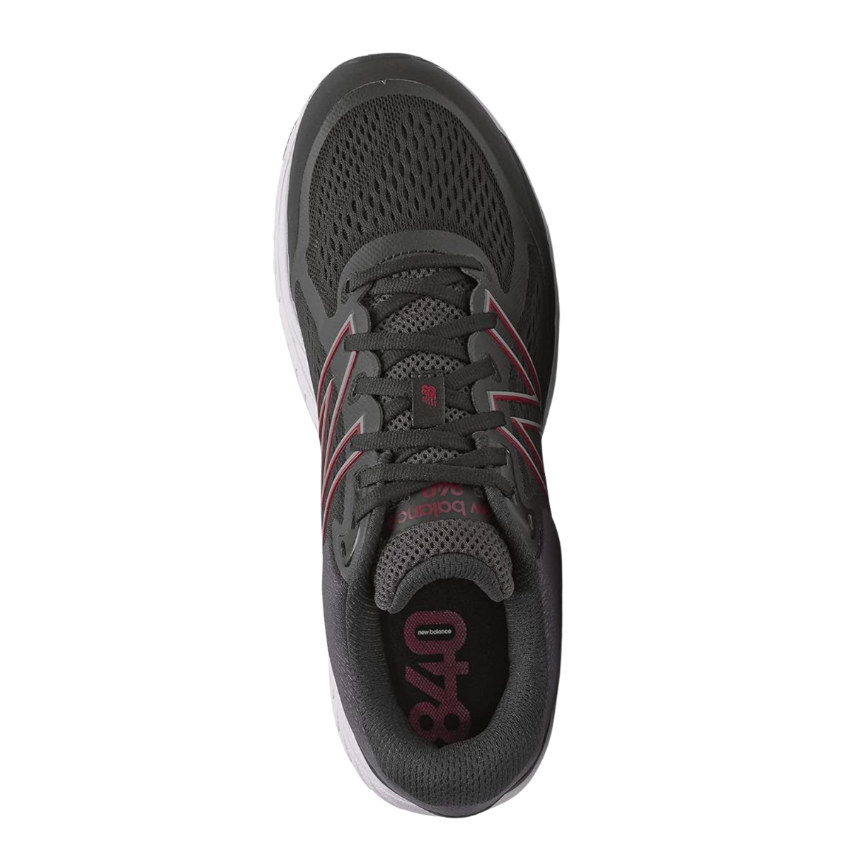 New Balance Men's 840v5 Running Shoes - Black with Horizon (D Width) | Lightweight Cushioned Sneakers for Jogging, Gym Workouts & Daily Walking