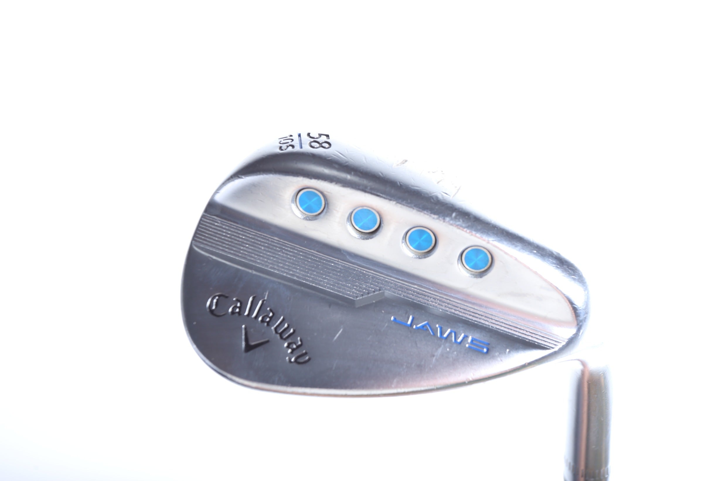 Used Callaway MD5 JAWS Chrome Lob Wedge - Right Handed 58° Stiff Flex Golf Club for Short Game & Bunker Shots
