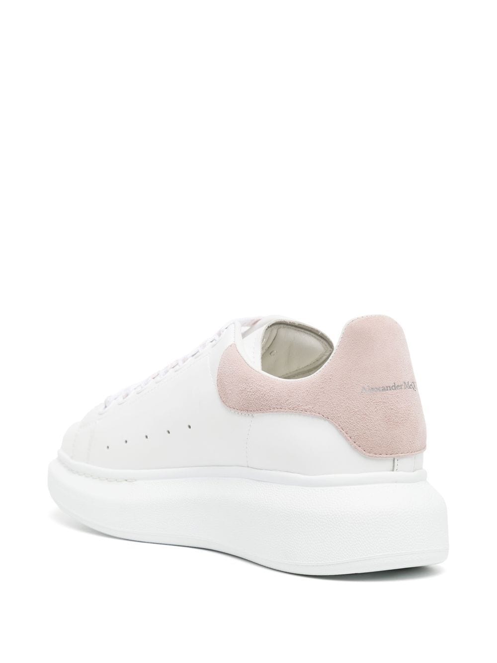 Alexander McQueen Women's Pink Leather Sneakers - Fashionable Low-Top Lace-Up Shoes for Casual Wear & Street Style