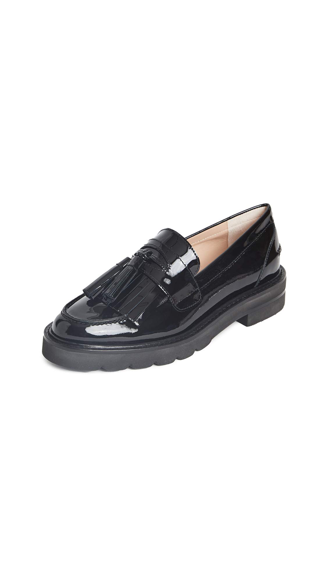 Stuart Weitzman Women's Mila Lift Loafers - Comfortable Slip-On Shoes for Work, Travel & Everyday Wear | Premium Leather Flats with Arch Support
