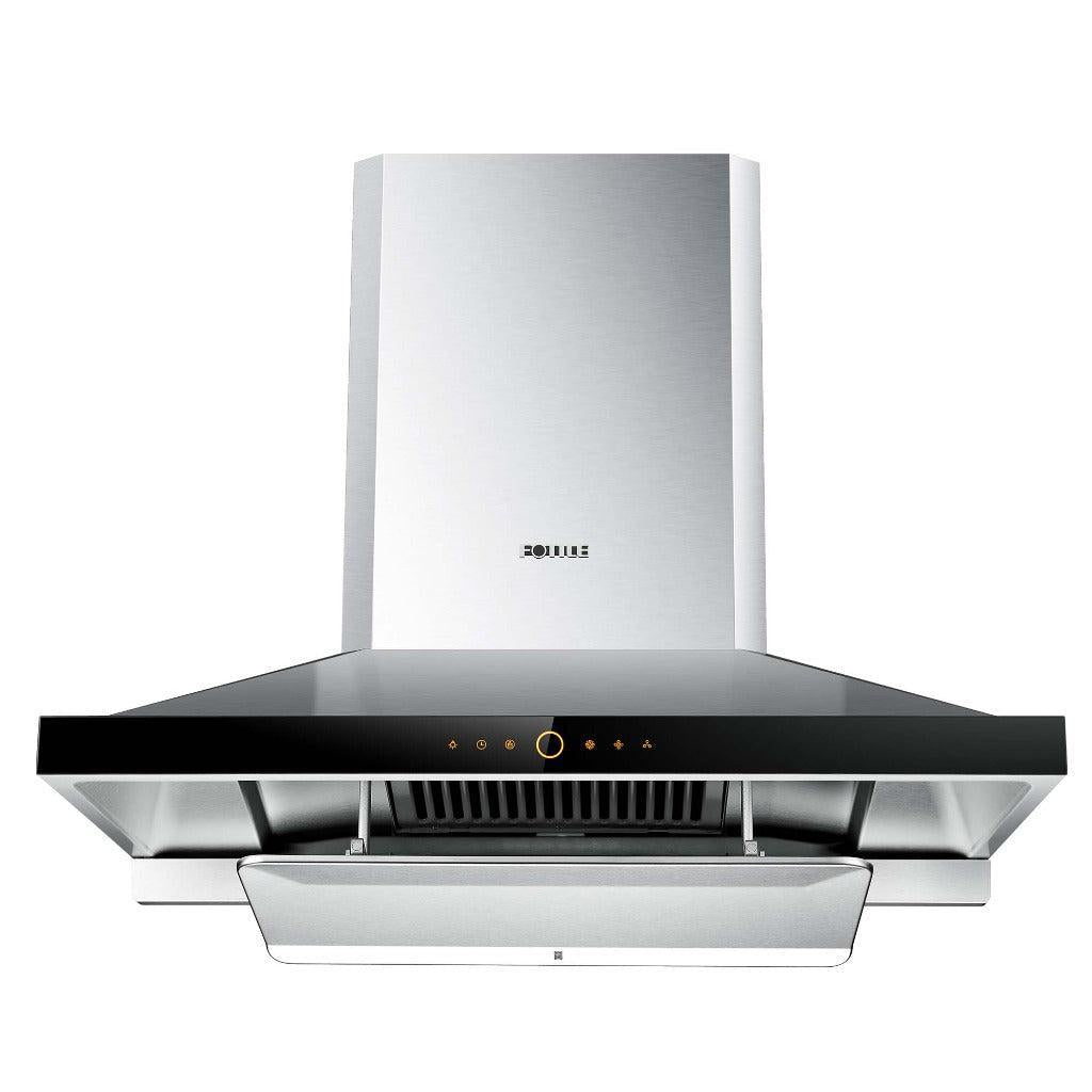 Fotile EMS9026 36-Inch 1000 CFM Stainless Steel Wall Mount Range Hood with Touchscreen Control - Perfect for Modern Kitchens & Open-Concept Homes