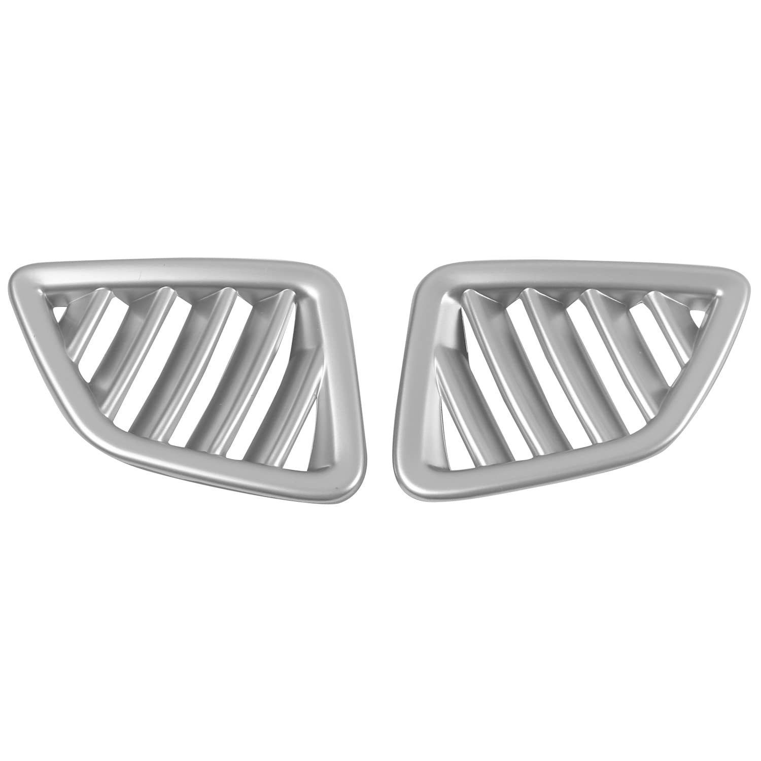2022-2023 Kia Carnival ABS Matte Front Upper Air Vent Outlet Cover Trim - 2pcs Car Interior Accessories for Dash Protection & Style Upgrade