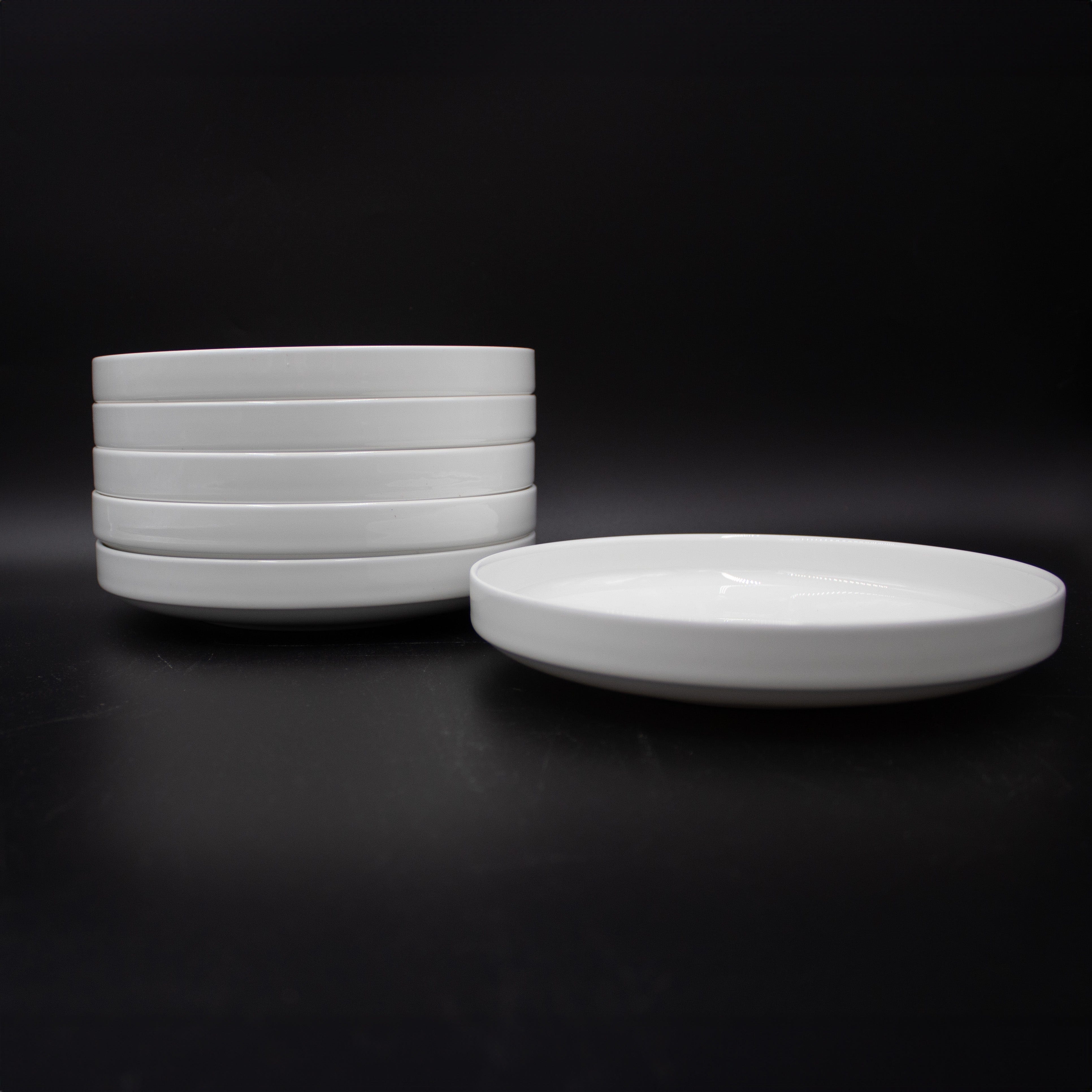 Macie Set of 6 Small Pasta Bowls - 10oz Ceramic Soup & Salad Dishes - Perfect for Appetizers, Desserts, Snacks & Entertaining