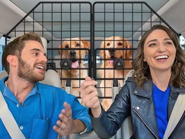 Adjustable Heavy-Duty Dog Barrier for SUV & Trucks 36