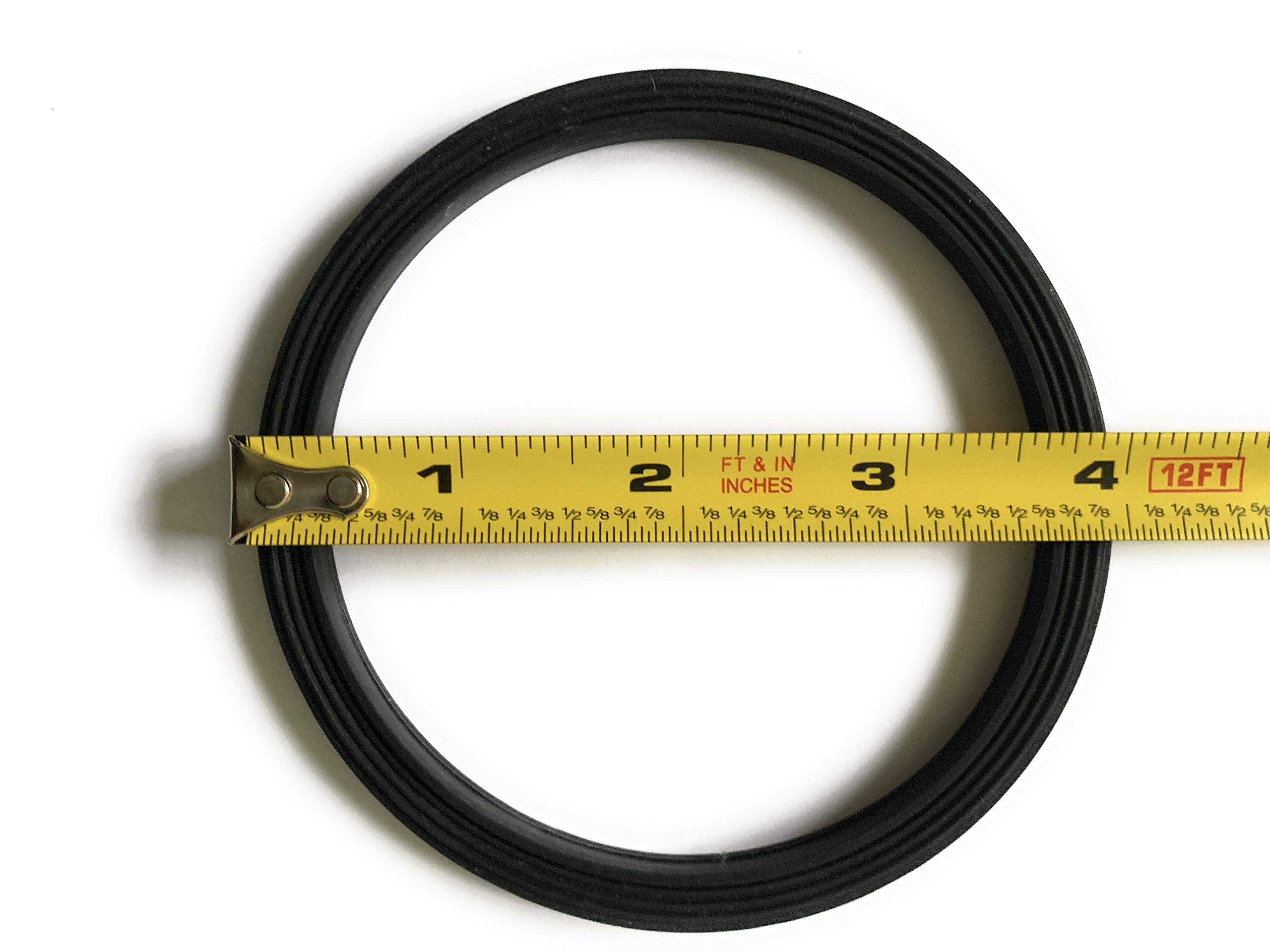 2 Pack Replacement Gasket for NutriBullet Rx Blender (1700W) - 4 Inch Diameter Black Blender Seals - Compatible with NutriBullet Rx Series - Perfect for Smoothies, Juicing & Food Prep