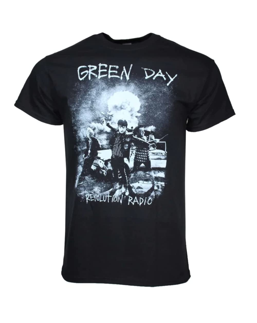 Green Day Nuke Graphic Men's T-Shirt - XL Size - Soft Cotton Casual Tee for Concerts, Streetwear & Everyday Outfits