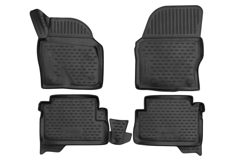 3D Rubber Floor Mats for Ford Kuga & Escape 2019-2024 - 4 Piece Set (EXP.ELEMENT3D02463210k) - All-Weather Protection & Easy Cleaning - Perfect for Road Trips, Off-Roading & Daily Commutes