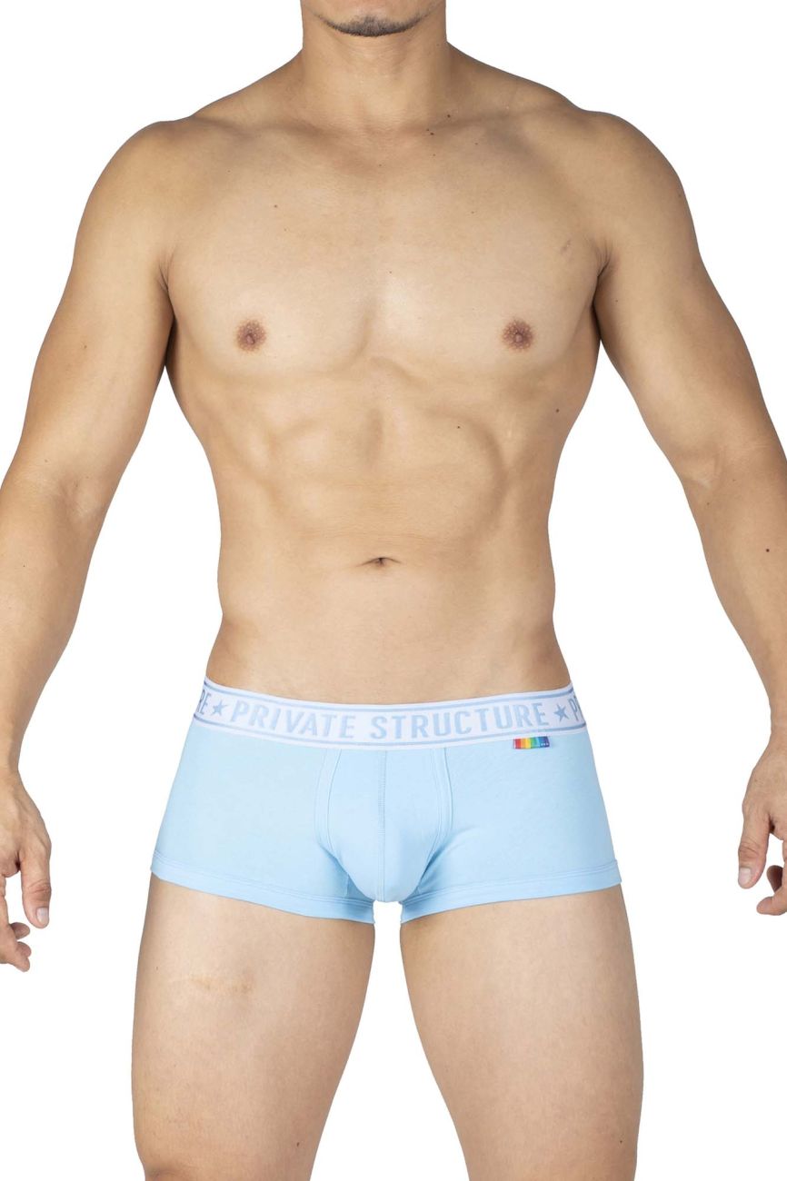 Premium Men's Mid Waist Trunks - 2 Pack Comfortable Underwear (Yellow & Blue) - Perfect for Gym, Travel & Everyday Wear