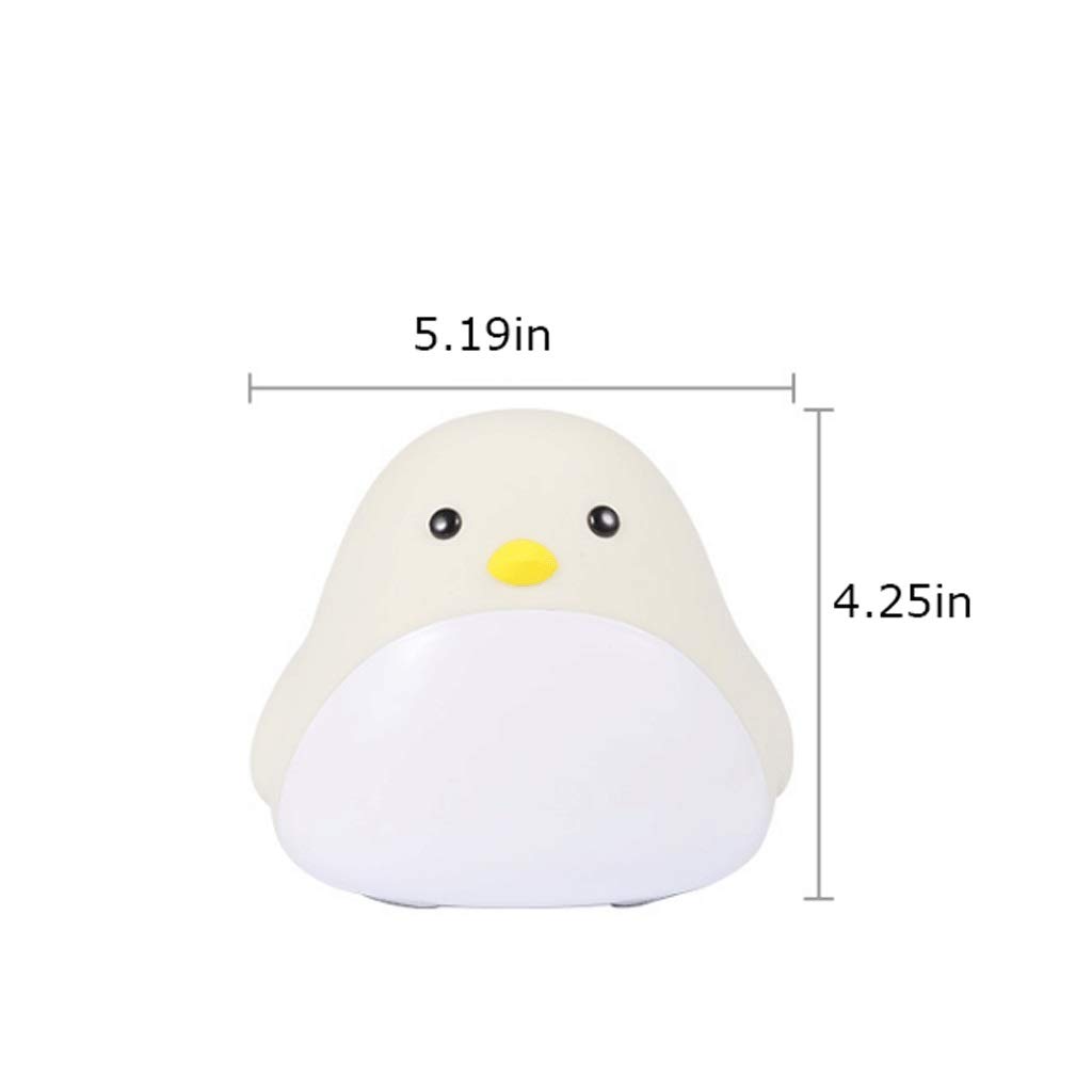 Multifunctional Rechargeable Night Light for Kids - Cute Silicone Table Lamp with Alarm Clock, USB Plug-in Desk Light (Beige) | Perfect for Nursery, Bedroom, and Study Room