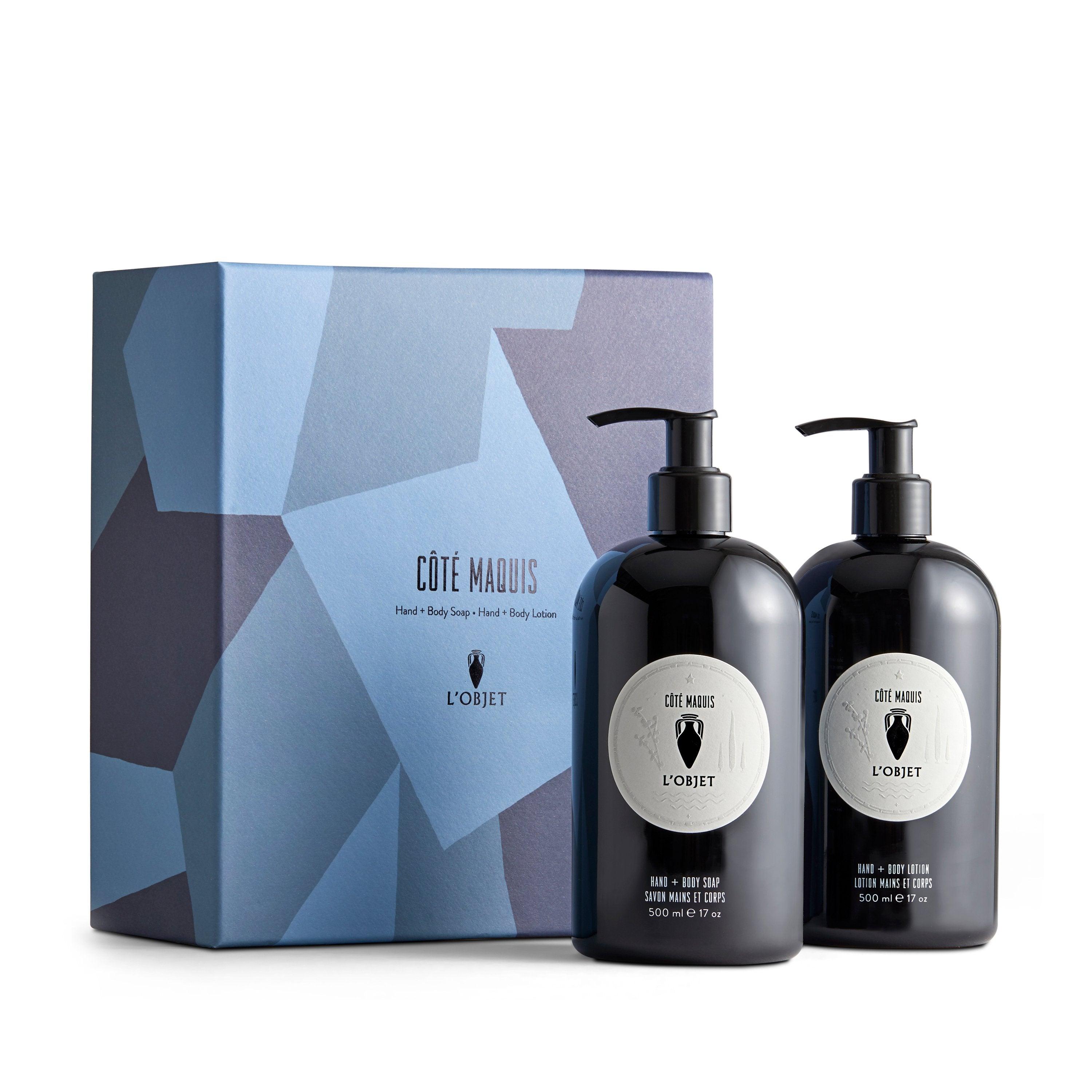 Côté Maquis Hand and Body Soap + Lotion Gift Set - Organic Skincare Duo for Dry Skin | Perfect for Spa Day, Self-Care & Holiday Gifts