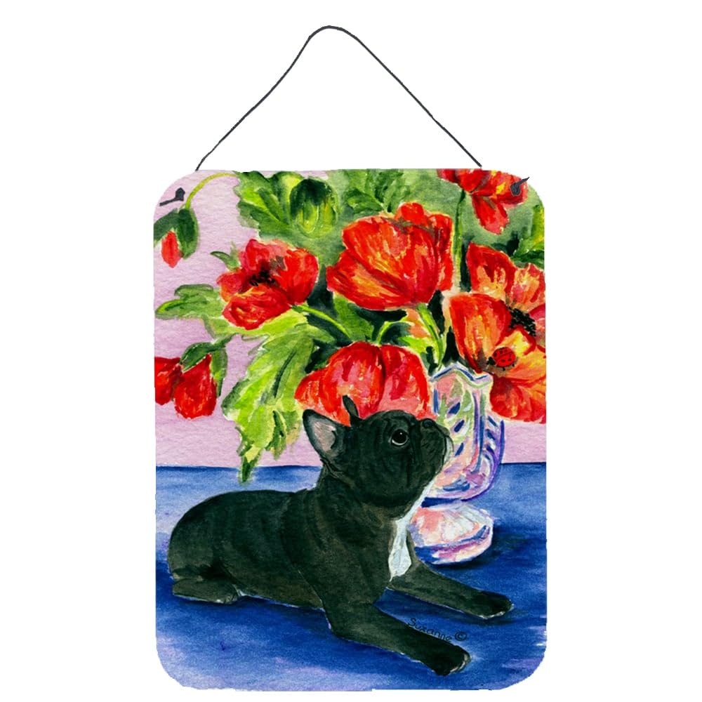 French Bulldog Metal Wall Art Sign - 12x16 Inches Multicolor Aluminum Hanging Plaque for Kitchen, Bar, Bathroom, Front Door & Home Decor | Durable & Stylish Dog Lover Gift