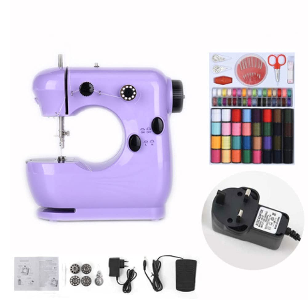 Portable Mini Electric Sewing Machine - Handheld Household Sewing Tool for Clothes & Fabrics Repair, DIY Crafts | Perfect for Travel, Emergency Fixes & Small Sewing Projects