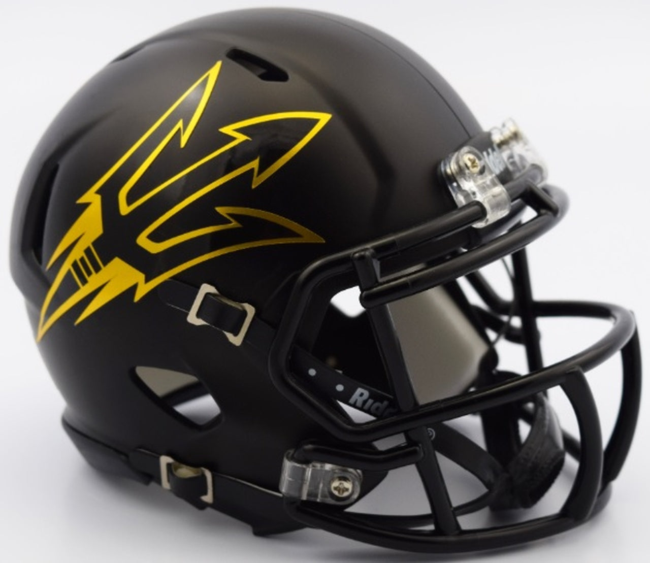 Arizona State Sun Devils Riddell Speed Mini Helmet - Satin Black Collectible Football Memorabilia for Fans & Display (Home Decor, Office Display, Sports Collection)