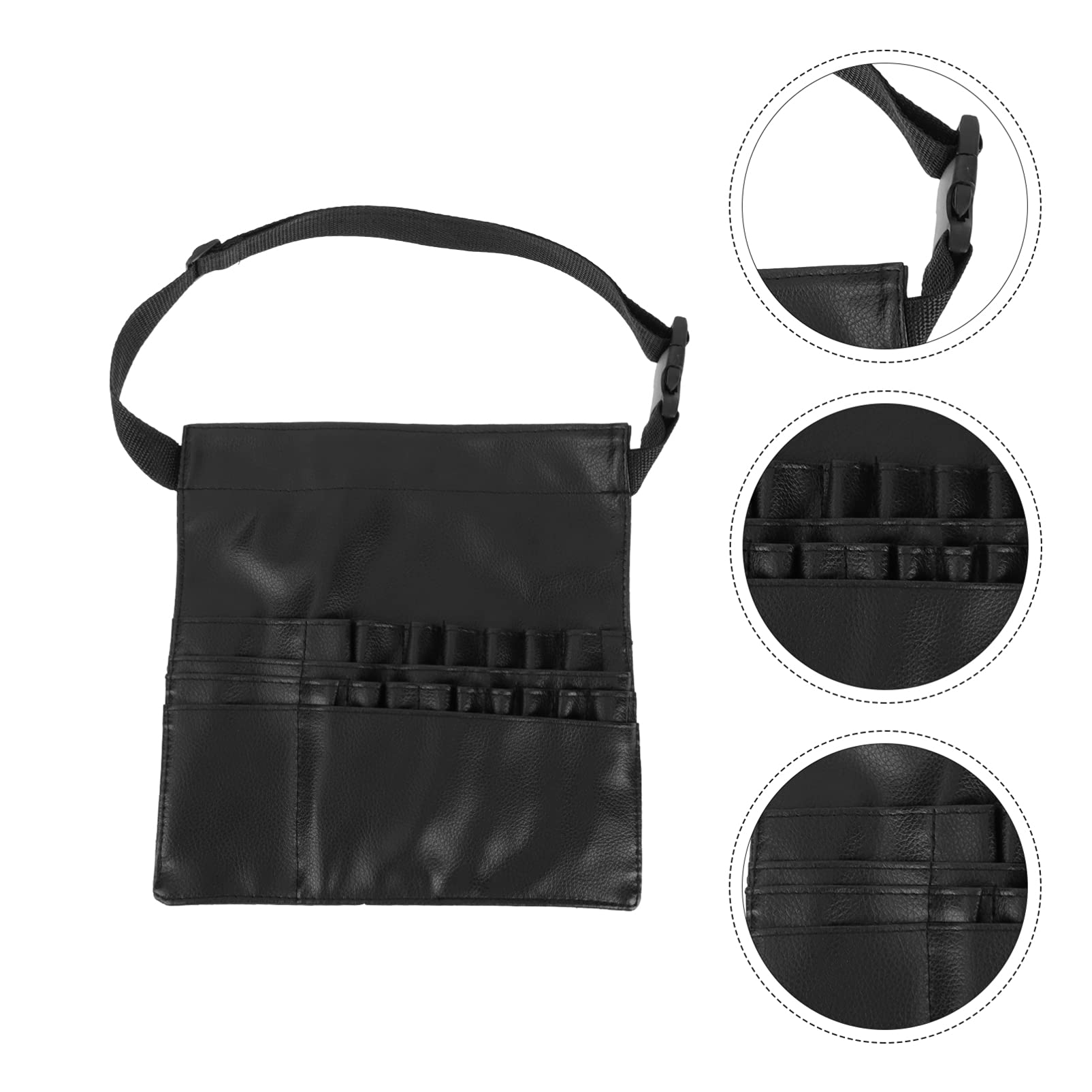 Beaupretty 1pc Unilateral Makeup Backpack - Waterproof Travel Toiletry Bag & Makeup Organizer with Brush Pouch | Perfect for Travel, Gym, and Daily Cosmetics Storage (Artificial Leather)