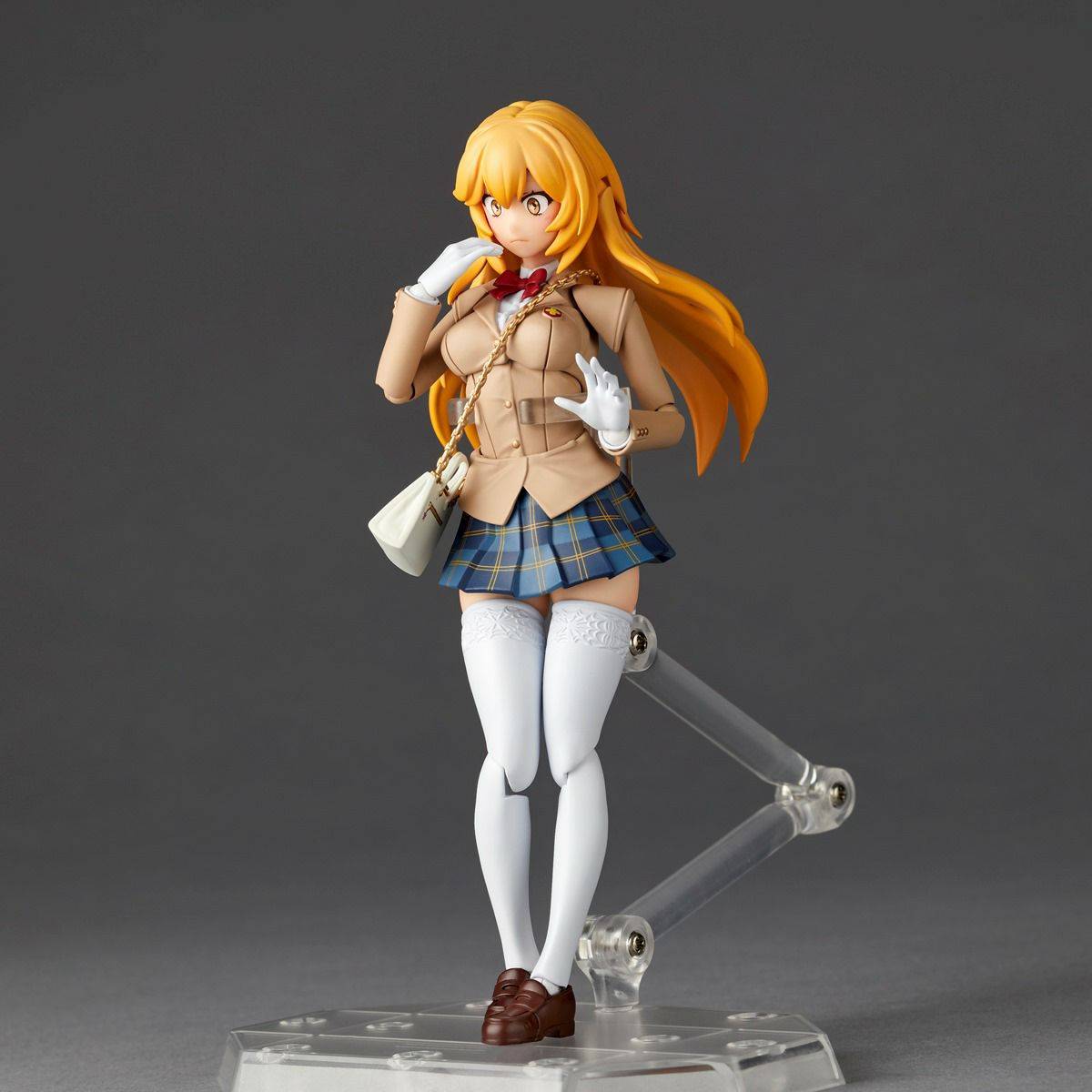 Amazing Yamaguchi Revoltech Action Figure - Misaki Shokuhou Winter Uniform Ver. (NR046) | Highly Articulated Collectible for Anime Fans & Display