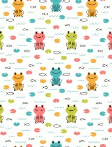 Cute Colorful Frog