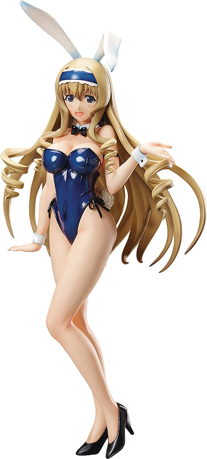 FREEing 1:4 Scale Cecilia Alcott Bare Leg Bunny Version PVC Figure - Anime Collectible, Perfect for Display & Gifting