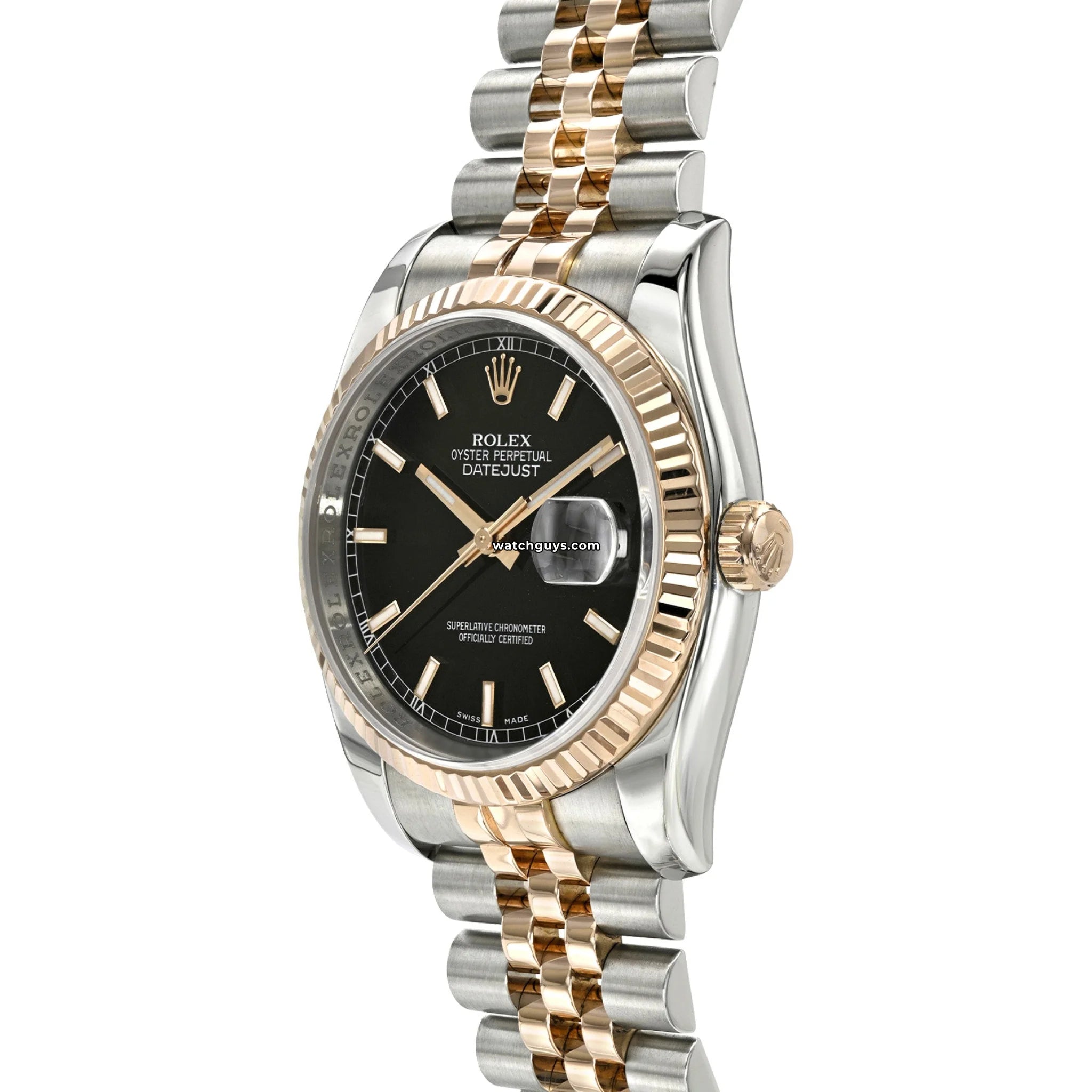 Rolex Datejust 116231 Men's Watch - Black Dial, Jubilee Bracelet - Luxury Dress Watch for Business & Formal Occasions