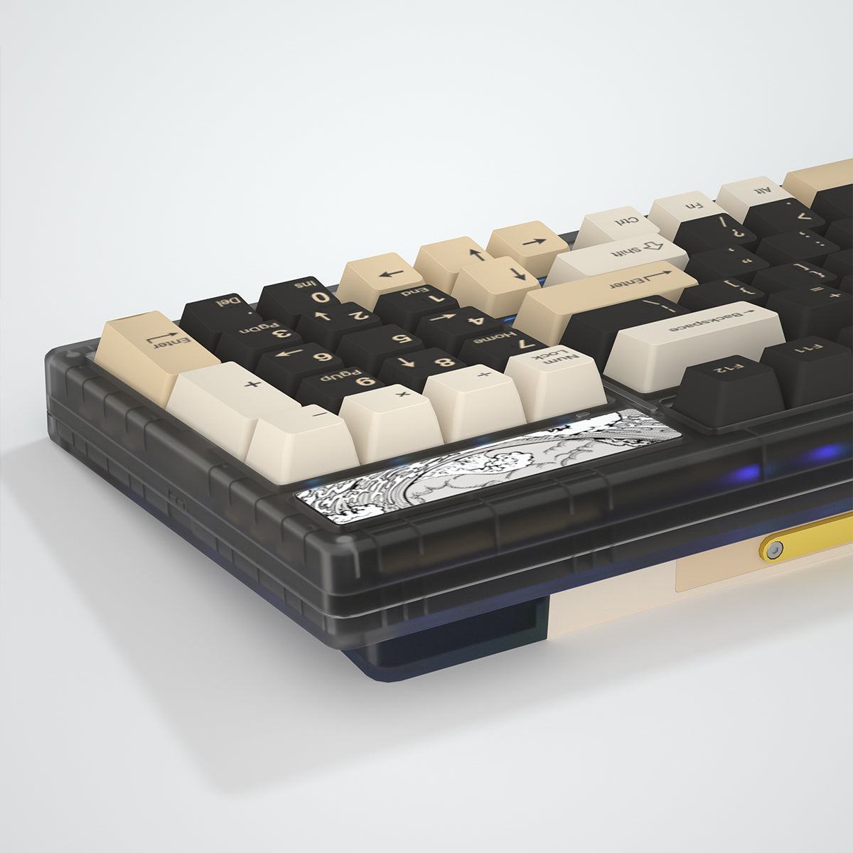 YUNZII Keynovo IF98 Wireless Mechanical Keyboard - 60% Compact RGB Backlit Gaming Keyboard with Hot-Swappable Switches for PC, Mac, Laptop - Perfect for Gaming, Typing & Office Work