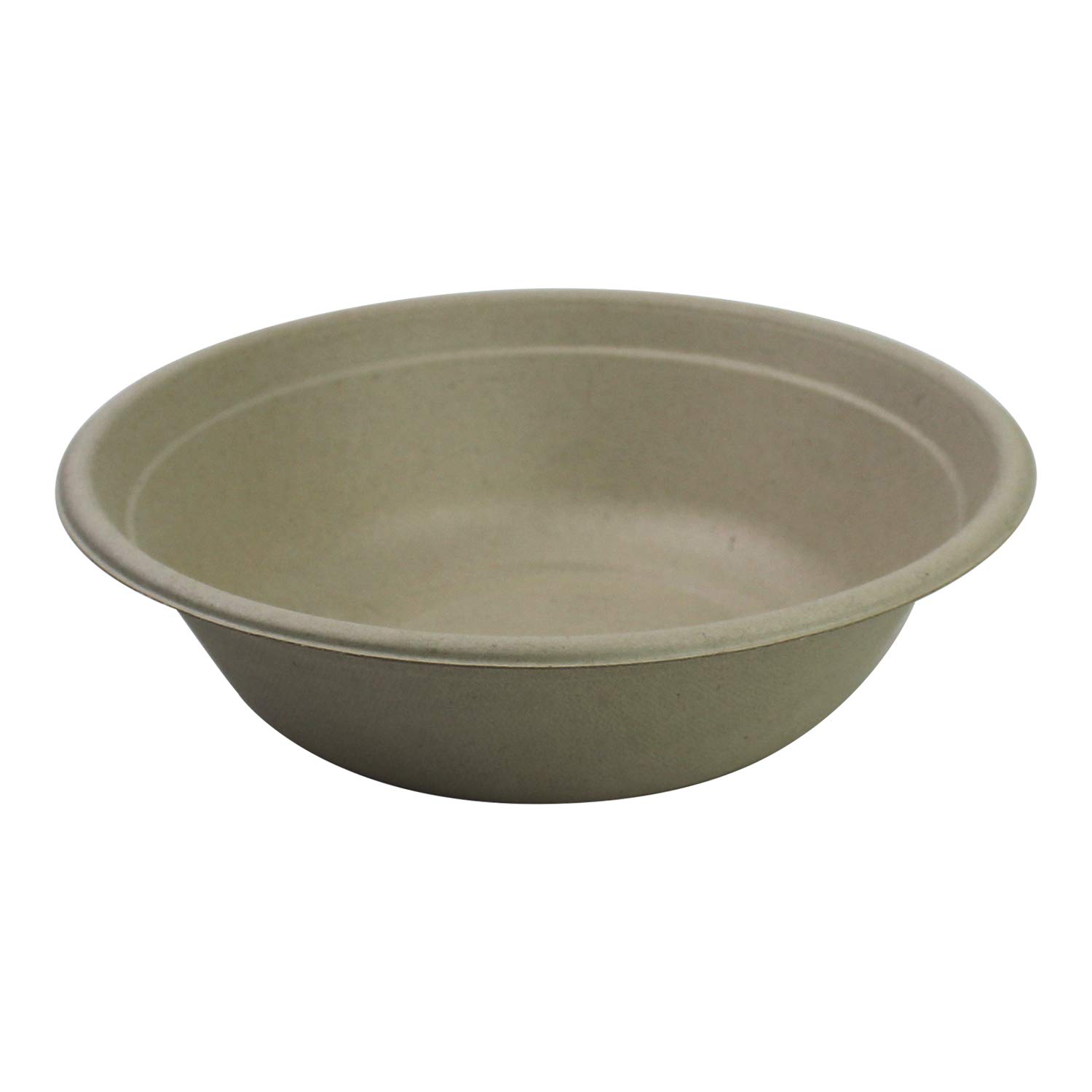 32 oz Compostable & Recyclable Round Pulp Bowls - 300 Pack | Microwave & Reheat Safe | Durable Disposable Bowls for Parties, Picnics, Catering & Takeout