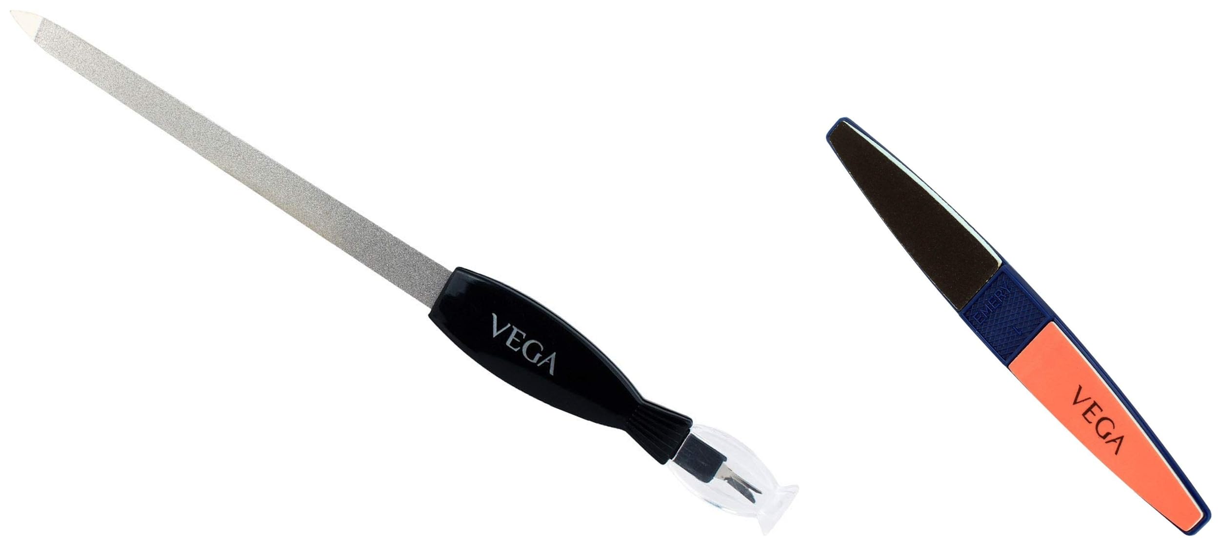 Premium Vega Nail File & Buffer Set with Trimmer - Professional Manicure Kit for Strong, Smooth Nails | Perfect for Home Salon, Travel & DIY Nail Care