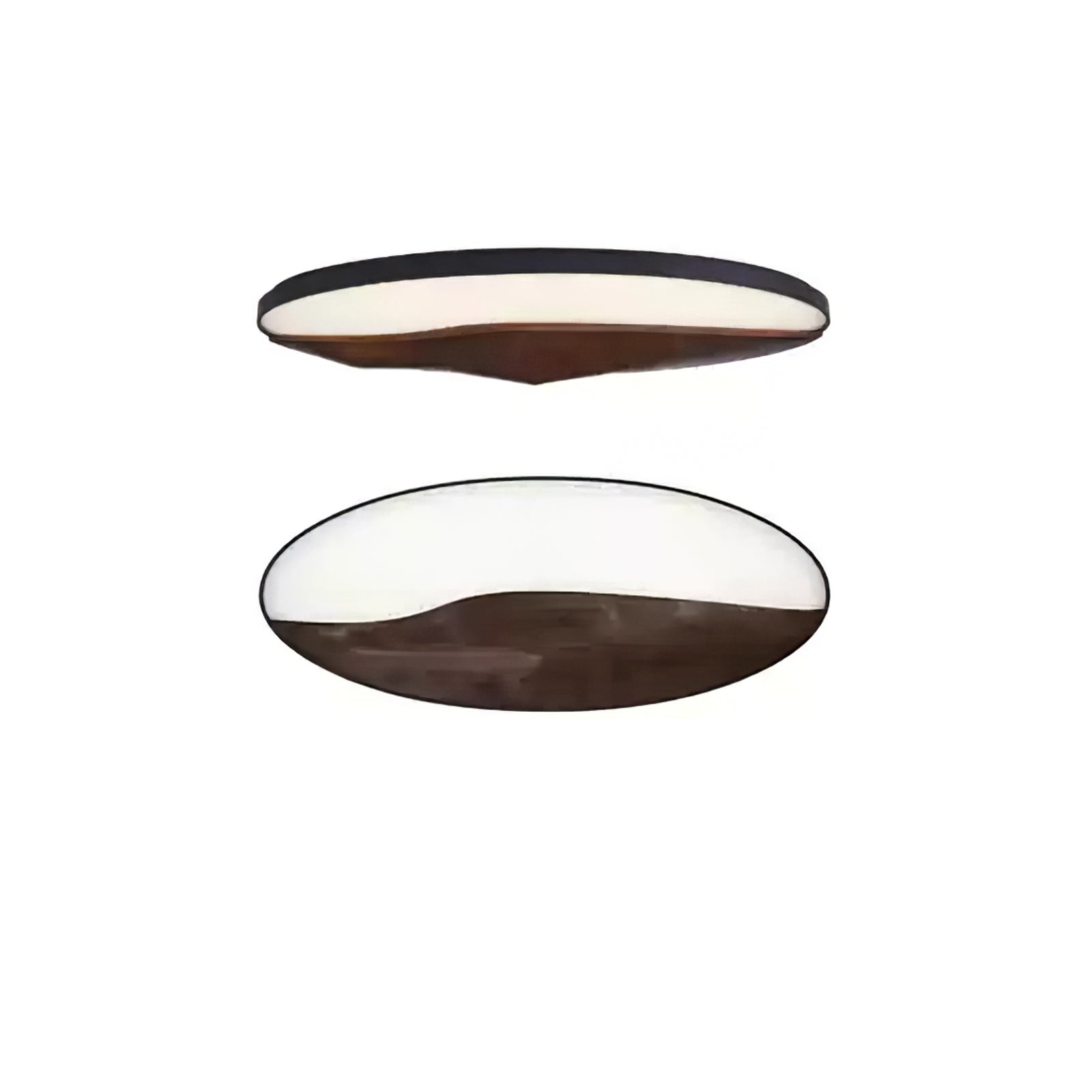 Half Mountain Ceiling Lamp - Modern Nordic Style LED Hanging Light for Living Room, Bedroom, Dining Room - Perfect for Home Decor and Ambient Lighting
