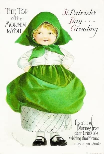 Vintage St. Patrick's Day Greeting Cards Set of 6 with Glitter Accents - Irish Shamrock Design for Holiday Wishes, Party Invitations & Home Decor