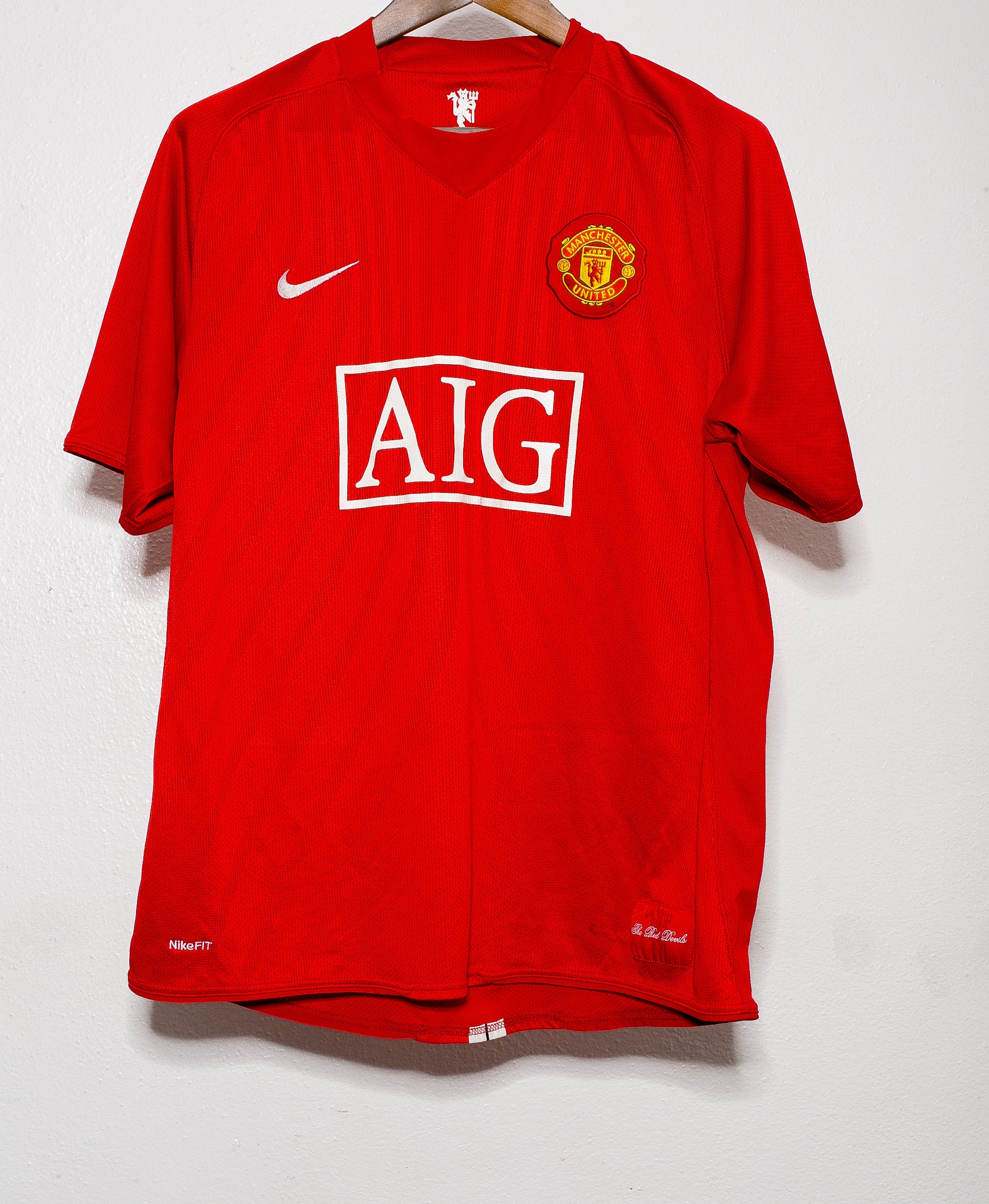 2007 Manchester United Home Jersey #10 Rooney - XL Size - Authentic Soccer Shirt for Fans & Collectors - Perfect for Matchdays, Gifts & Memorabilia