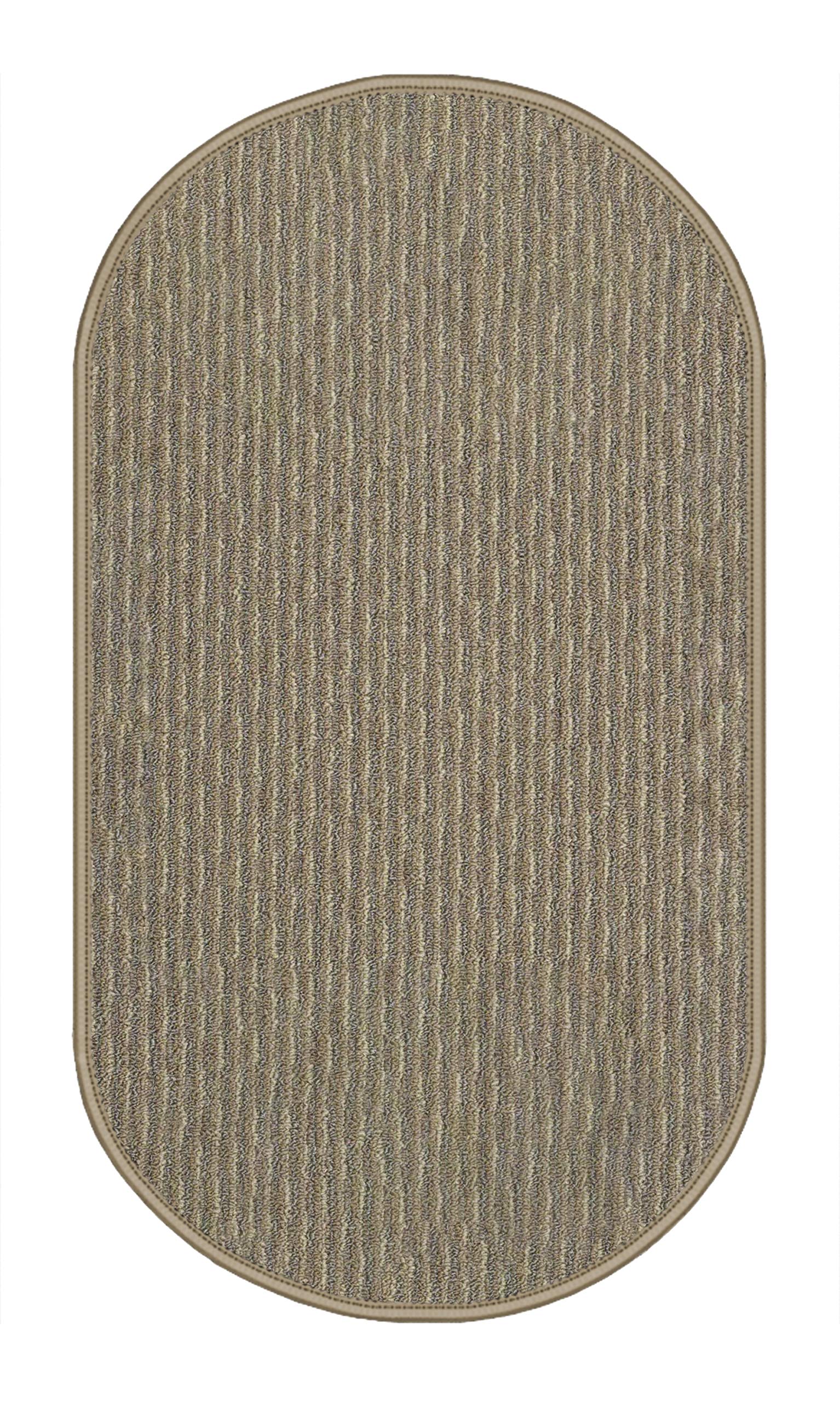 KOECKRITZ Washable Braided Outdoor Rug – Waterproof & UV-Resistant Custom Area Rug for Patio, Poolside, Gazebo, Balcony, Garage & Workspace – Non-Slip Oval 7'X10' – Perfect for Outdoor Entertaining & High-Traffic Areas