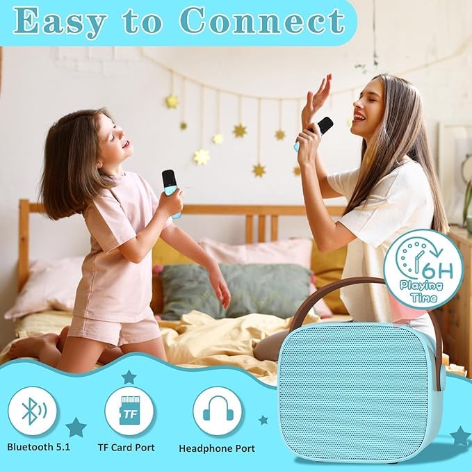 Premium Portable Bluetooth Wireless Speaker with Rich Bass - Blue | Perfect for Outdoor Adventures, Beach Parties & Home Entertainment