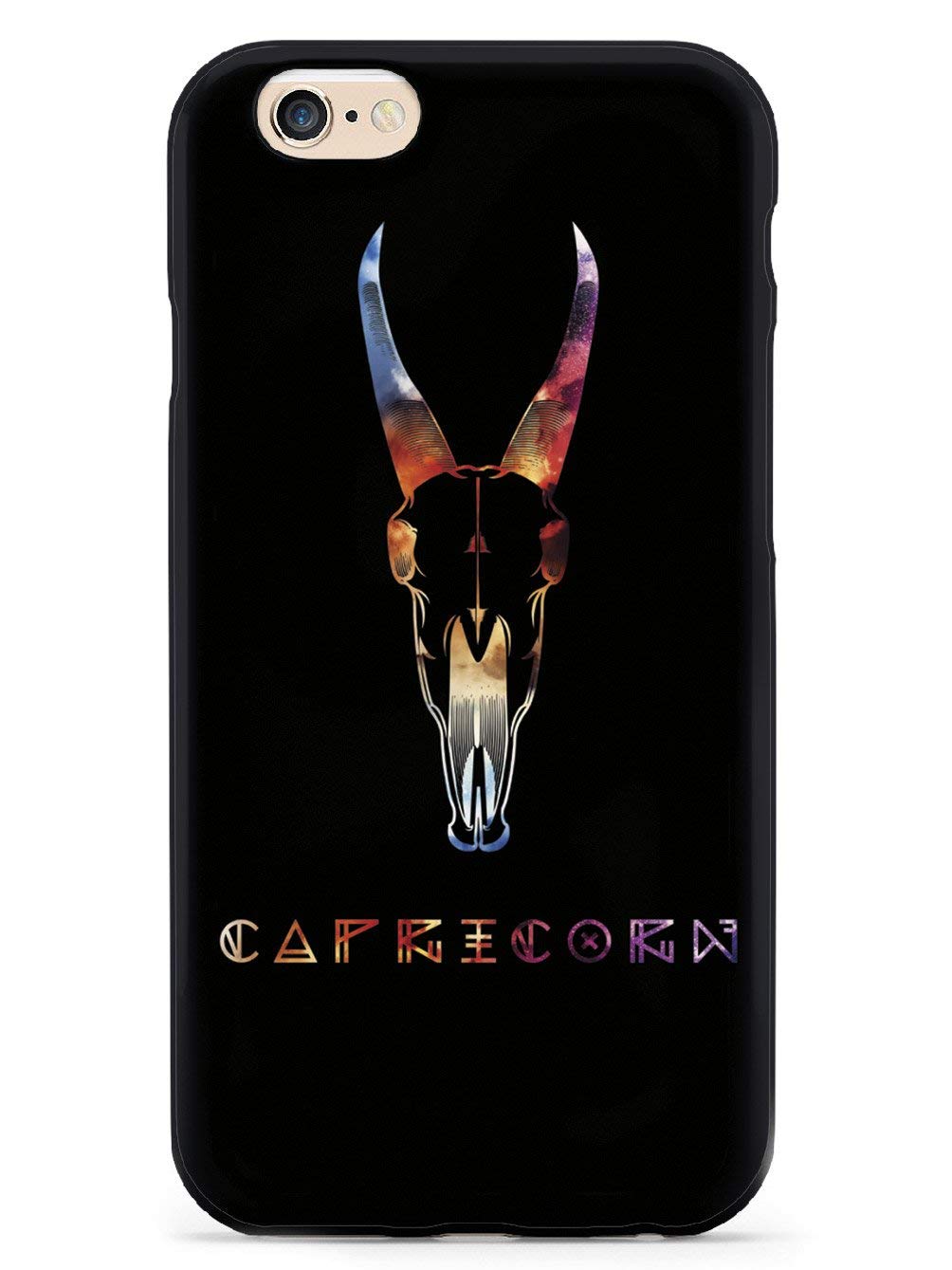 3D Textured Protective Phone Case for Apple iPhone 6 Plus/6s Plus - Inspired Cosmic Zodiac Capricorn Design - Shockproof & Scratch Resistant Cover - Perfect for Daily Use, Travel & Gift Giving