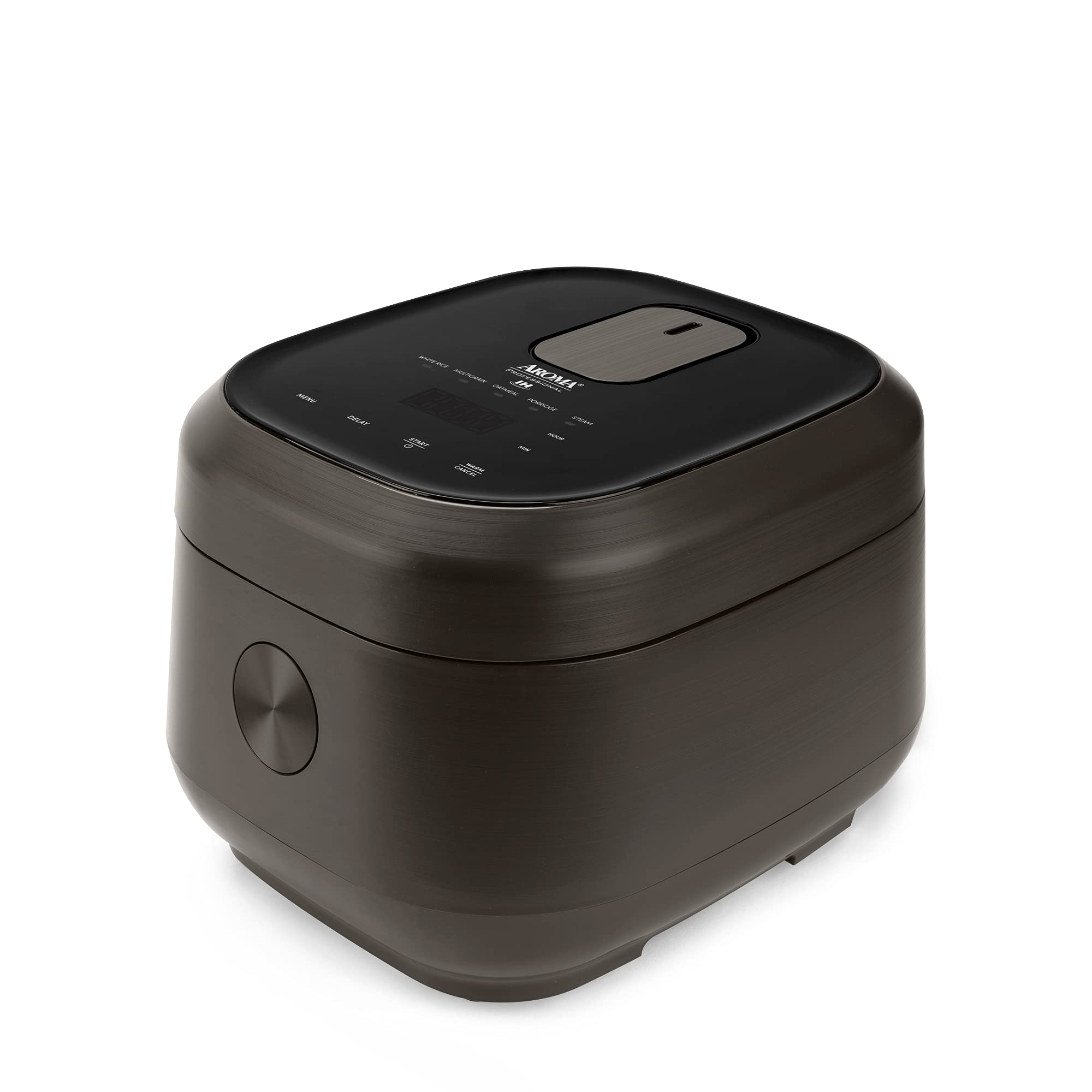 Aroma Housewares ARC-7606B 12-Cup (3Qt) 360° Induction Rice Cooker & Multicooker - Black - Perfect for Cooking Rice, Steaming Vegetables & Slow Cooking Meals for Families