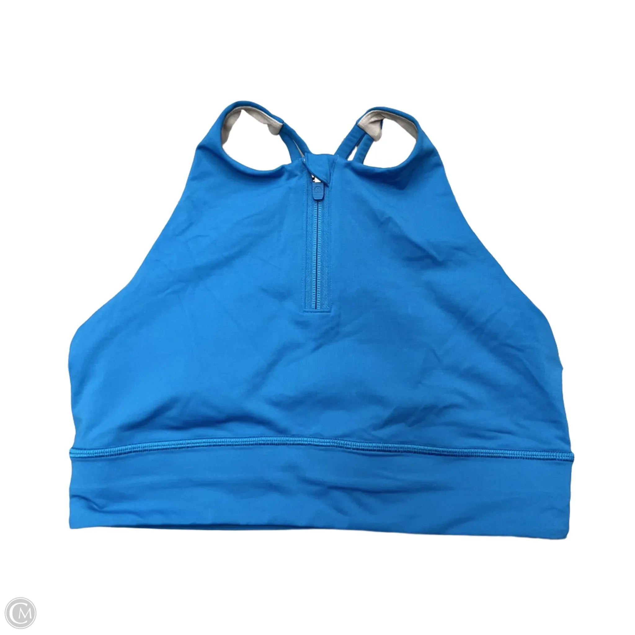Lululemon Women's Athletic Sports Bra - Medium Support, Size 10, Blue - Perfect for Yoga, Running & Gym Workouts