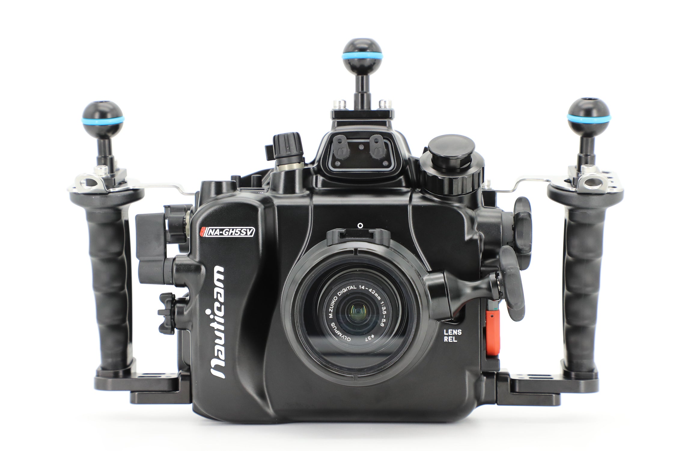 Waterproof Underwater Housing for Panasonic Lumix GH5/GH5S/GH5II Cameras - HDMI 2.0 Support - Ideal for Scuba Diving, Snorkeling & Underwater Photography